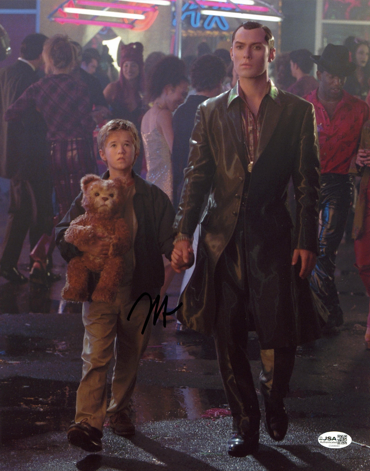 Haley Joel Osment A.I. Artificial Intelligence Signed 11x14 Photo JSA #CU04043
