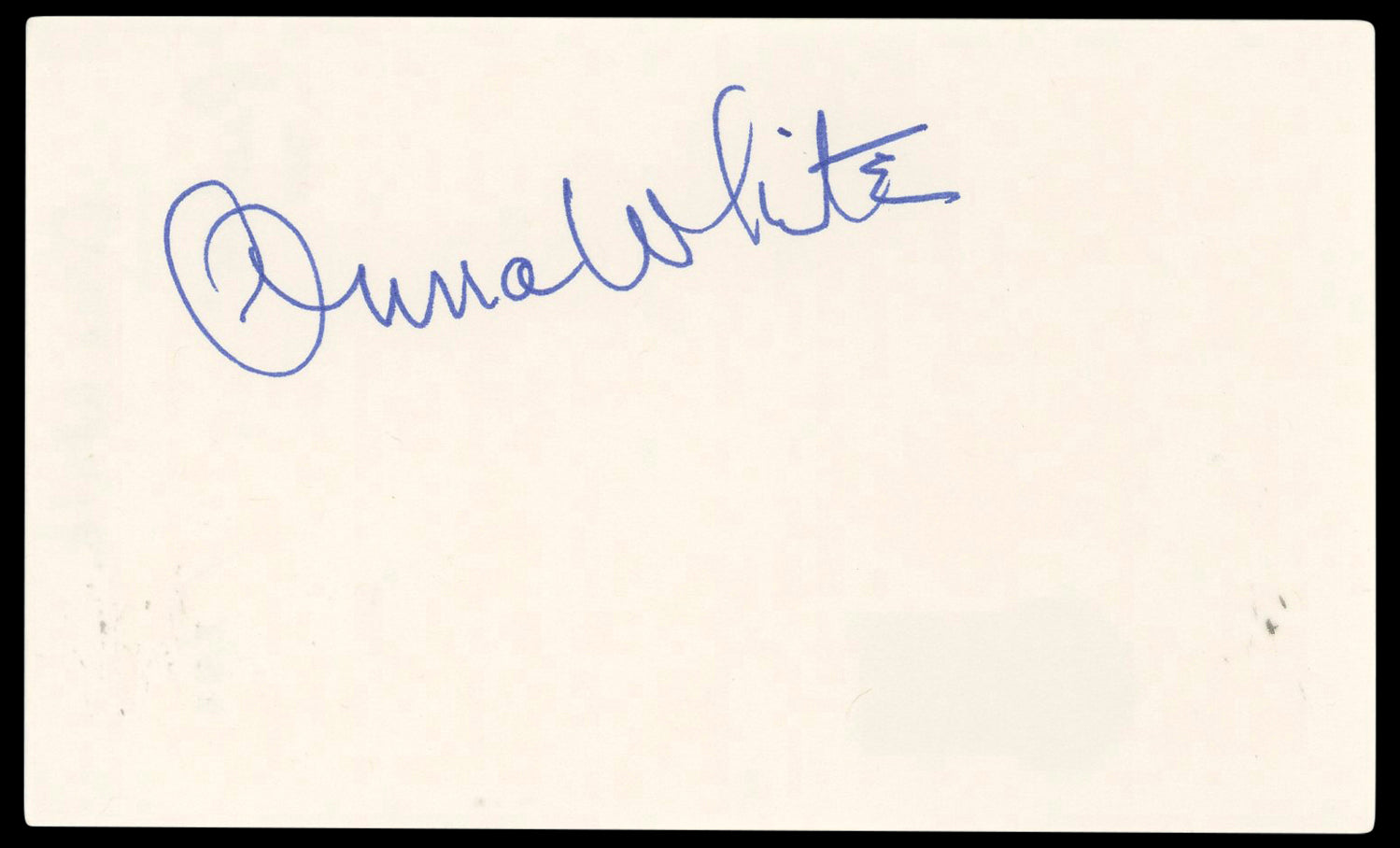 Onna White Oliver! Authentic Signed 3x5 Index Card Autographed BAS #BP50654