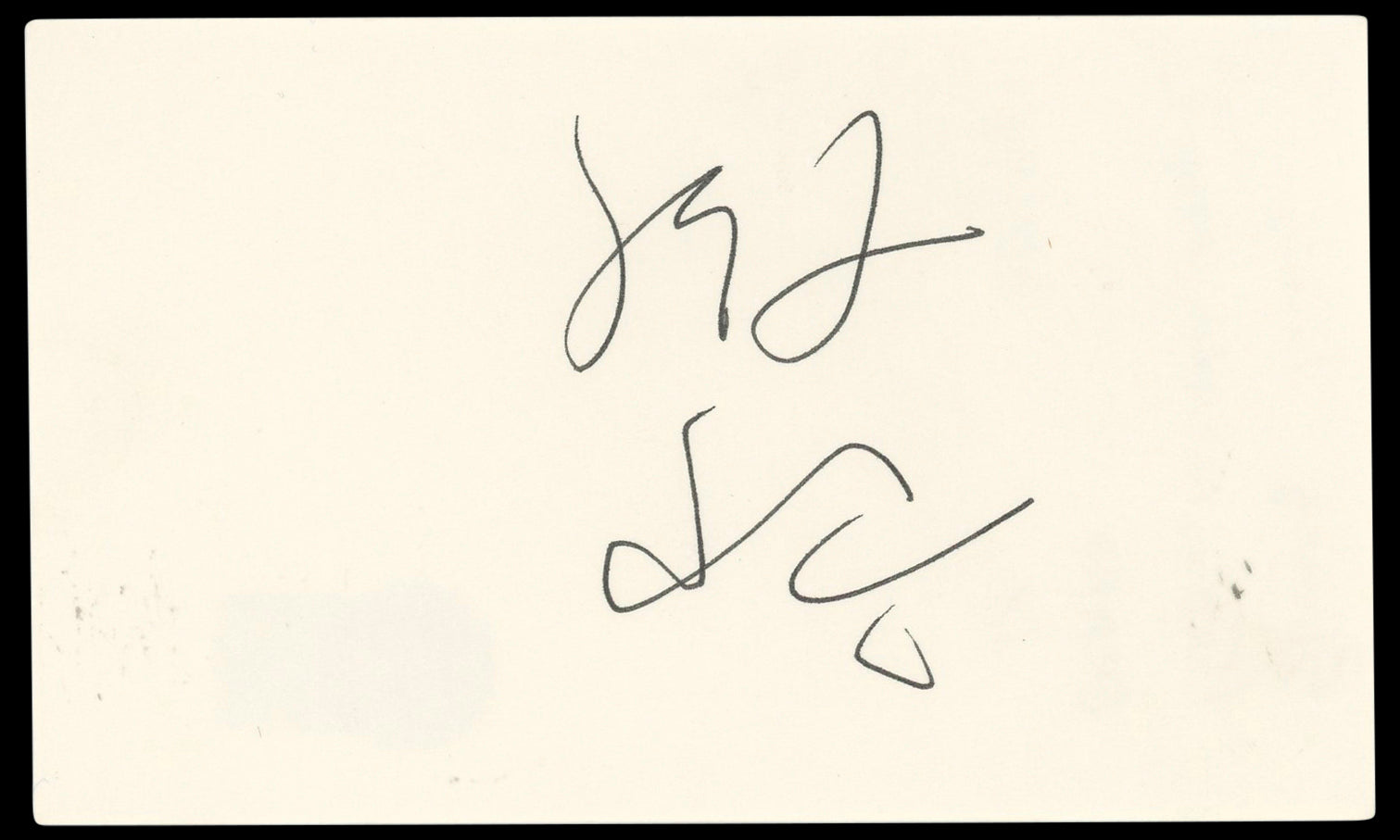 Sihung Lung The Wedding Banquet Authentic Signed 3x5 Index Card BAS #BP50656