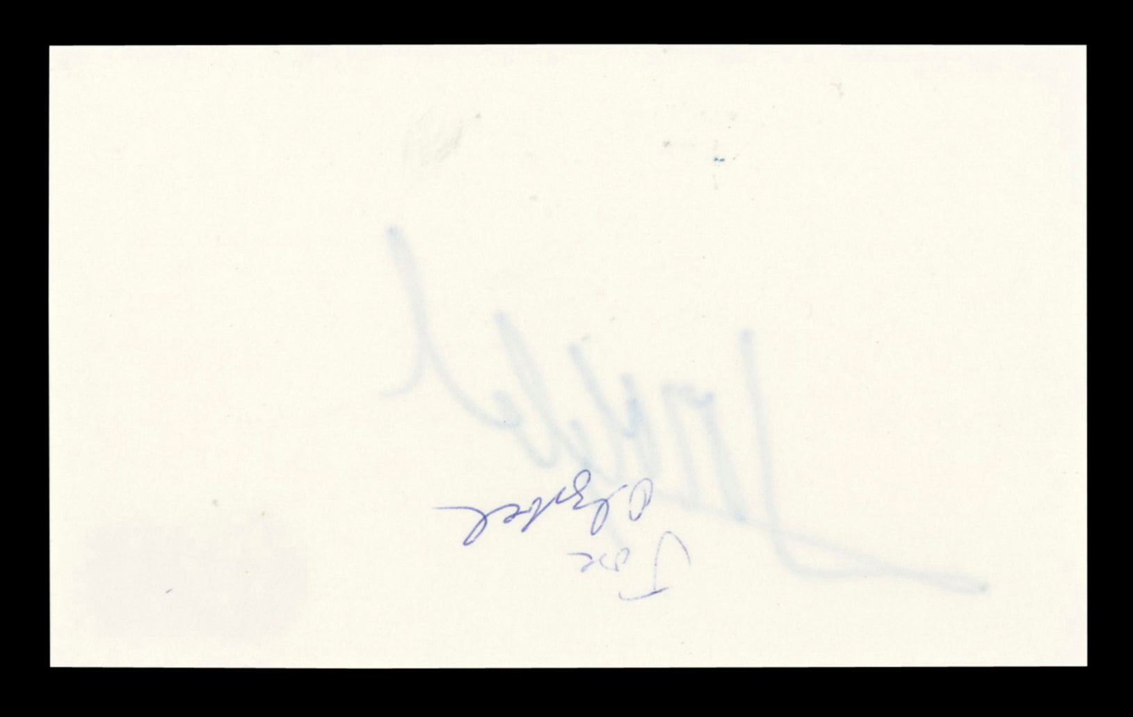 Jose Maria Olazabal Authentic Signed 3x5 Index Card Autographed BAS #BT03524