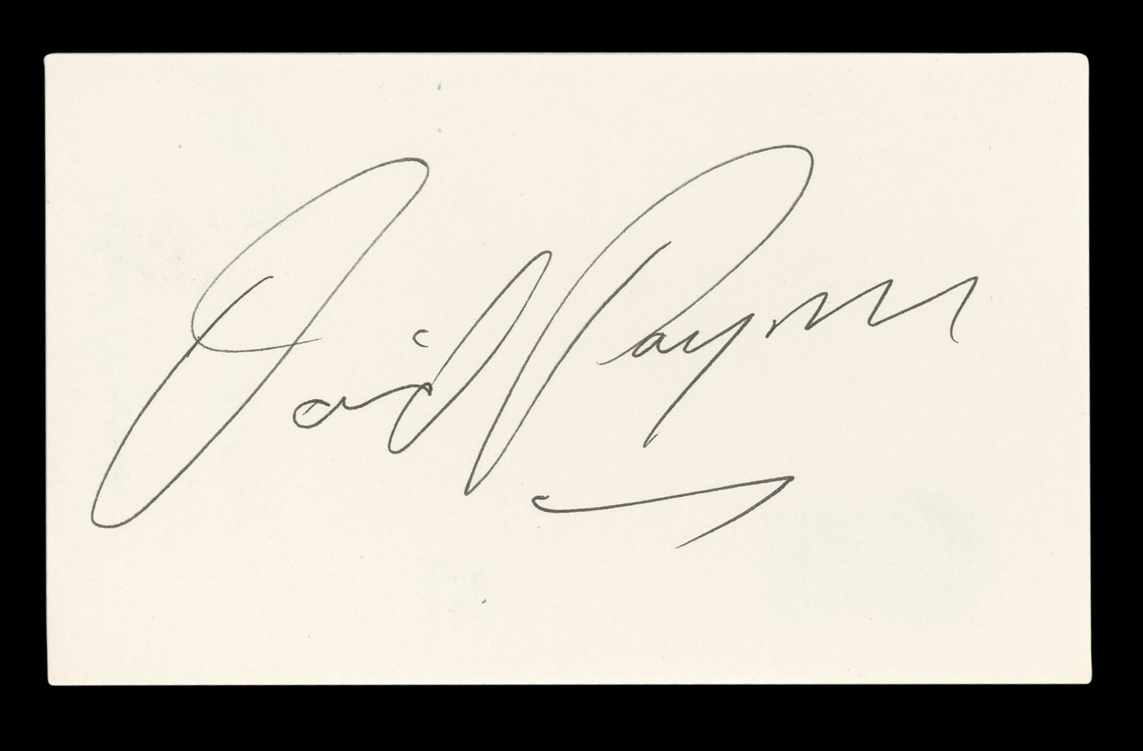 David Paymer Carpool Authentic Signed 3x5 Index Card Autographed BAS #BL96512