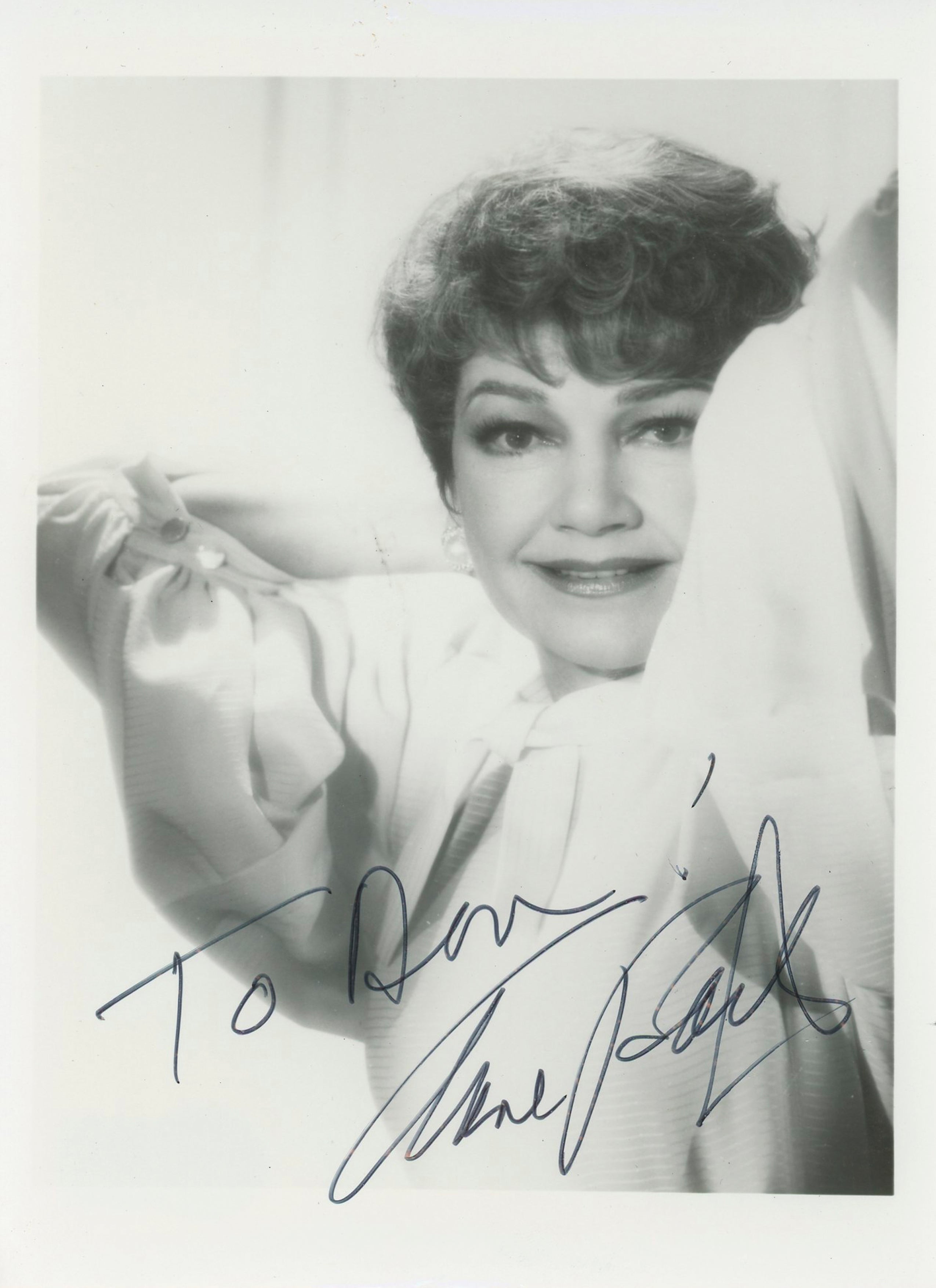Anne Baxter The Ten Commandments Authentic Signed 5x7 Photo BAS #BK43337