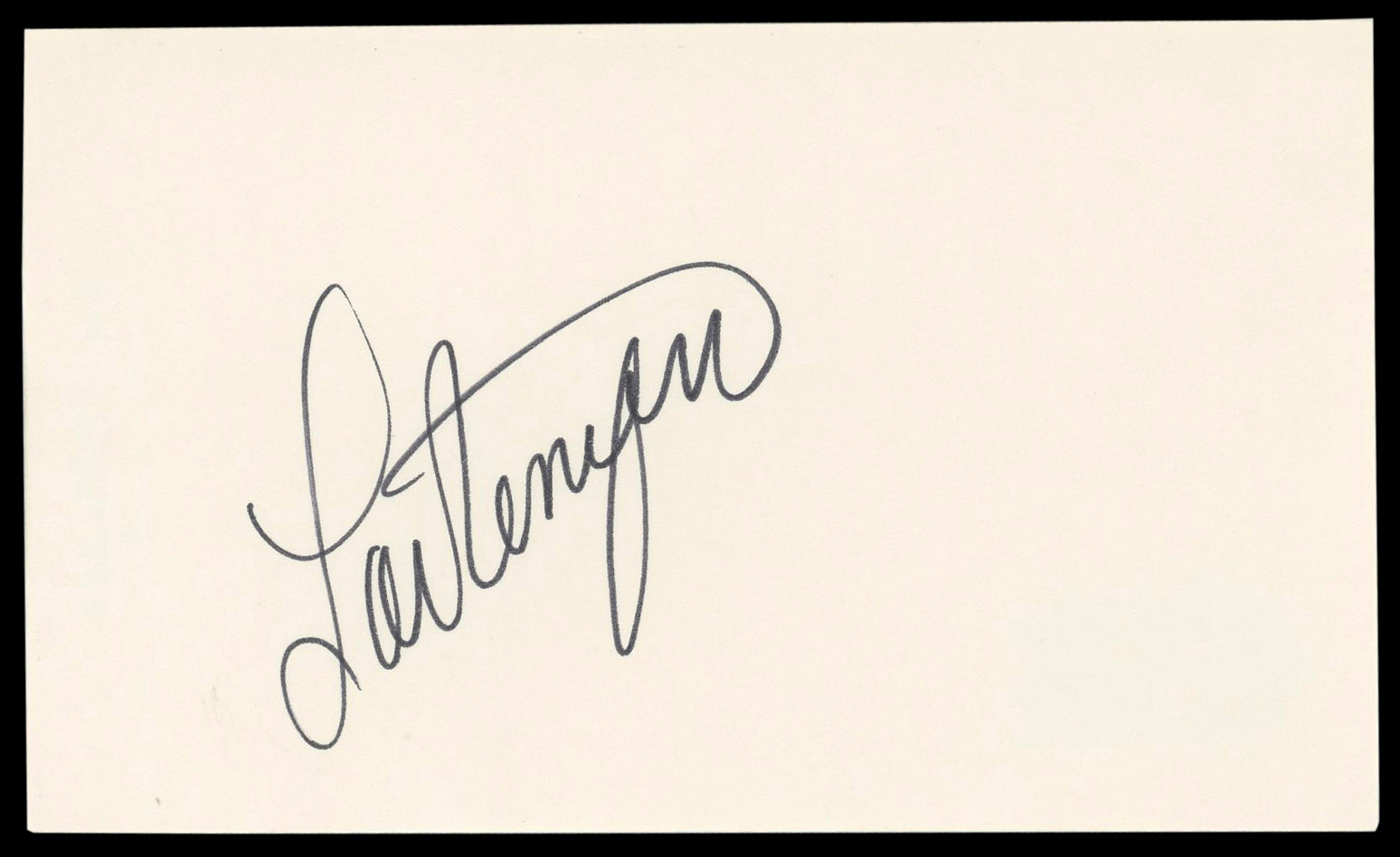 Lou Ferrigno The Hulk Authentic Signed 3x5 Index Card Autographed BAS #BM56948