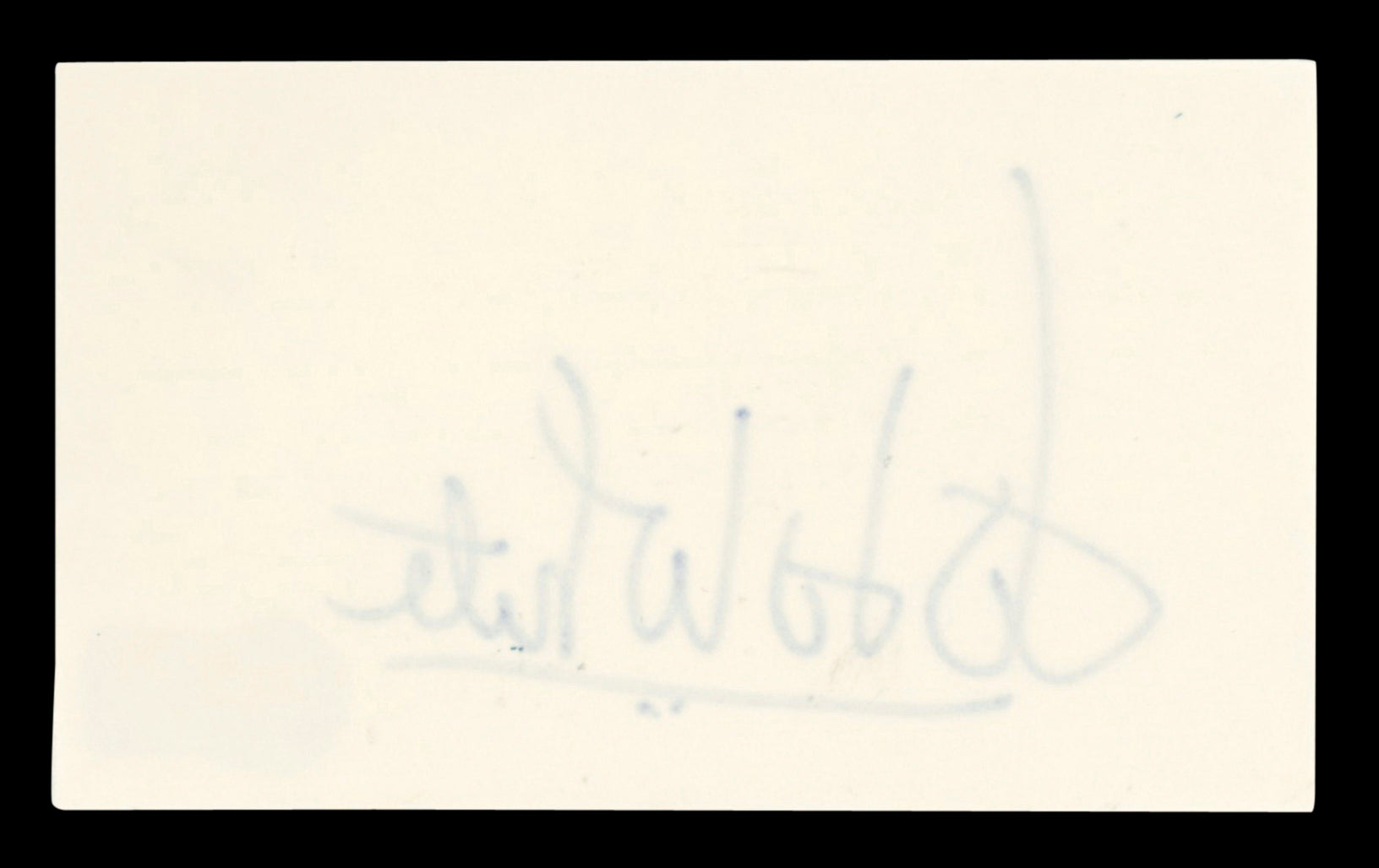 Celtics JoJo White Authentic Signed 3x5 Index Card Autographed BAS #BT03534