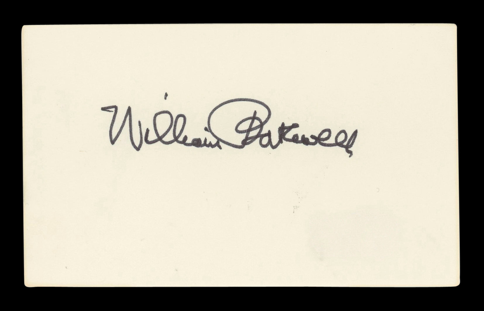 William Bakewell Quiet on the Western Front Signed 3x5 Index Card BAS #AD70349