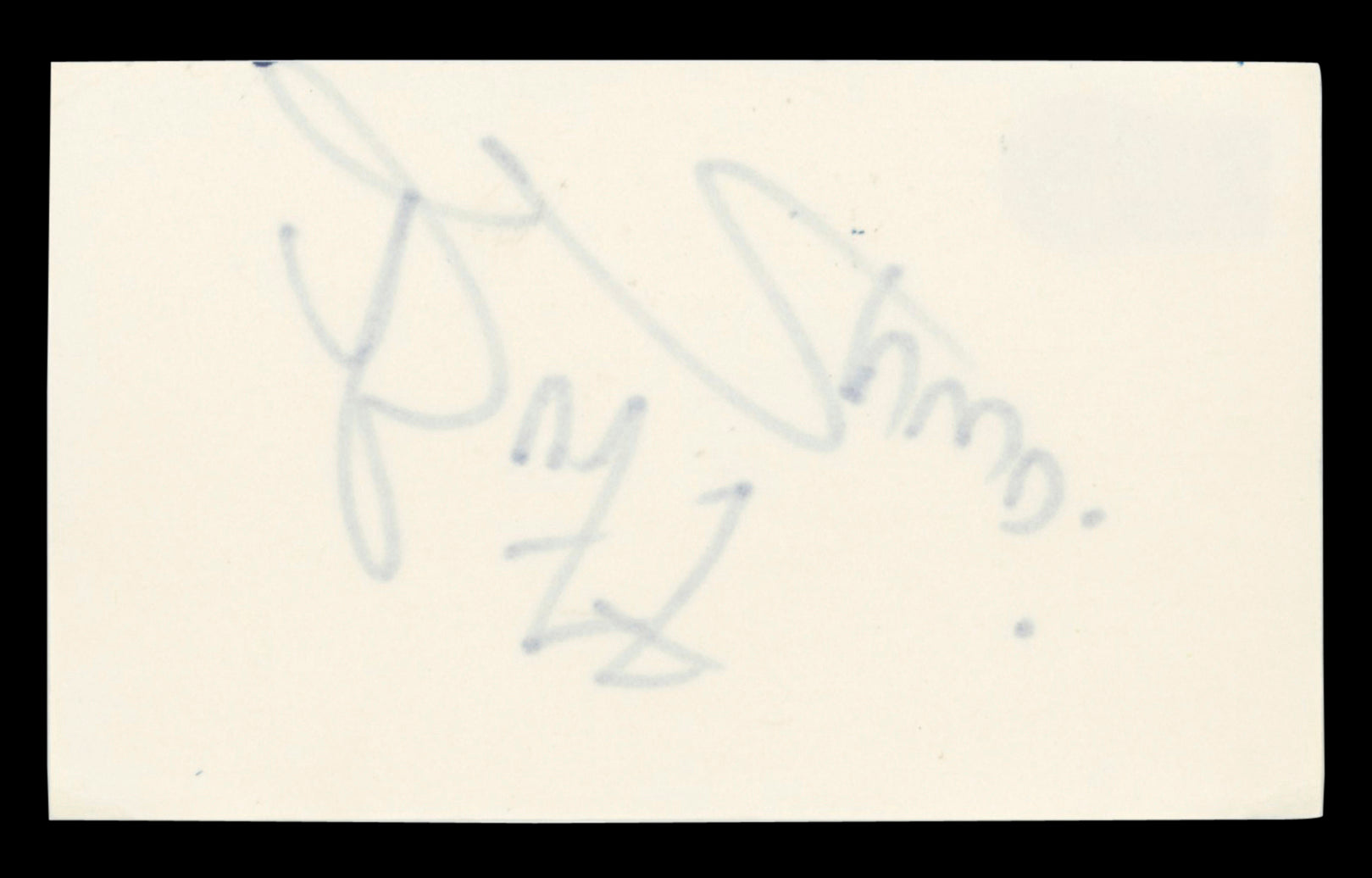 WWE Buff Bagwell Authentic Signed 3x5 Index Card Autographed BAS #BT03546