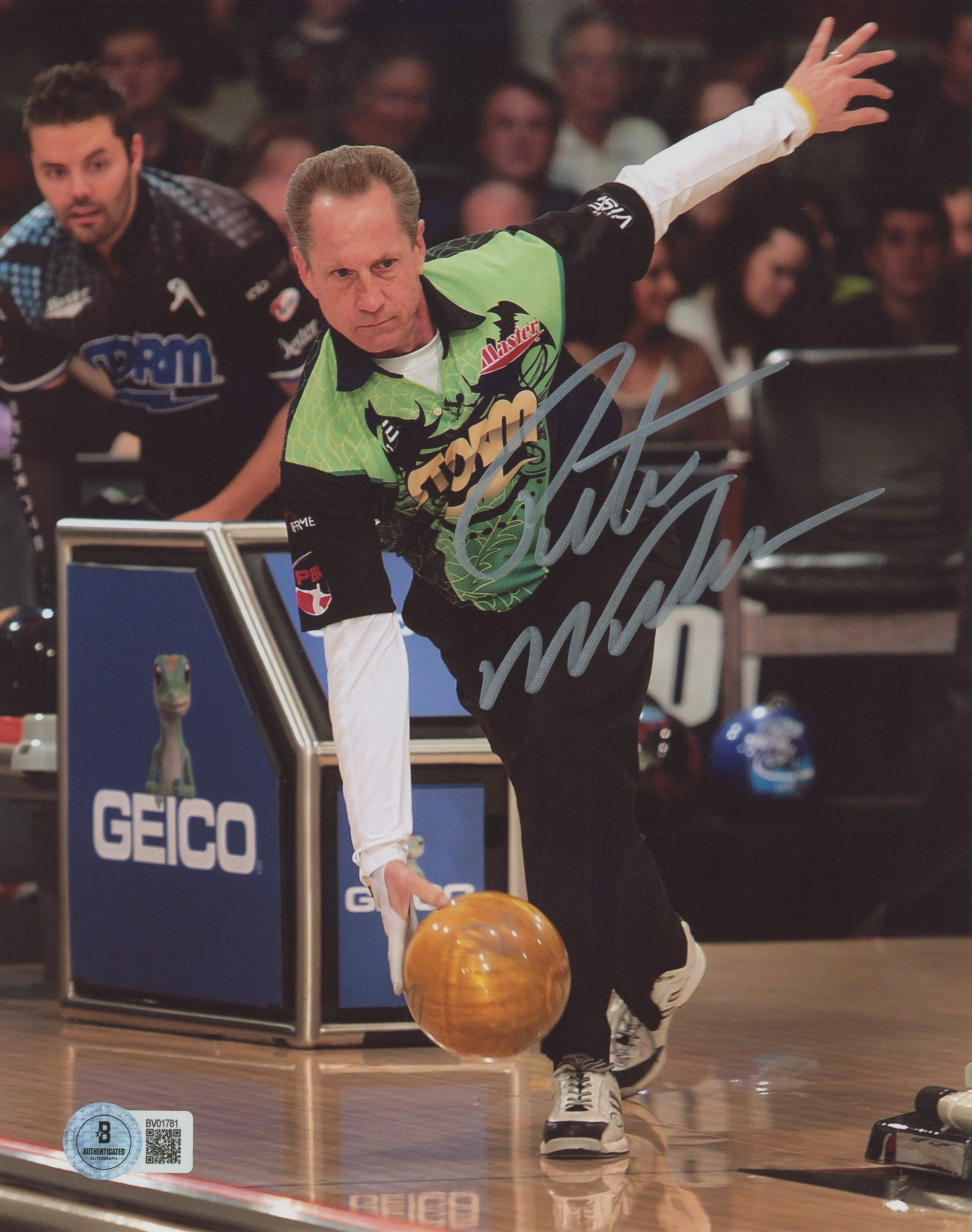 Pete Weber Authentic Signed 8x10 Vertical Photo Autographed BAS 12