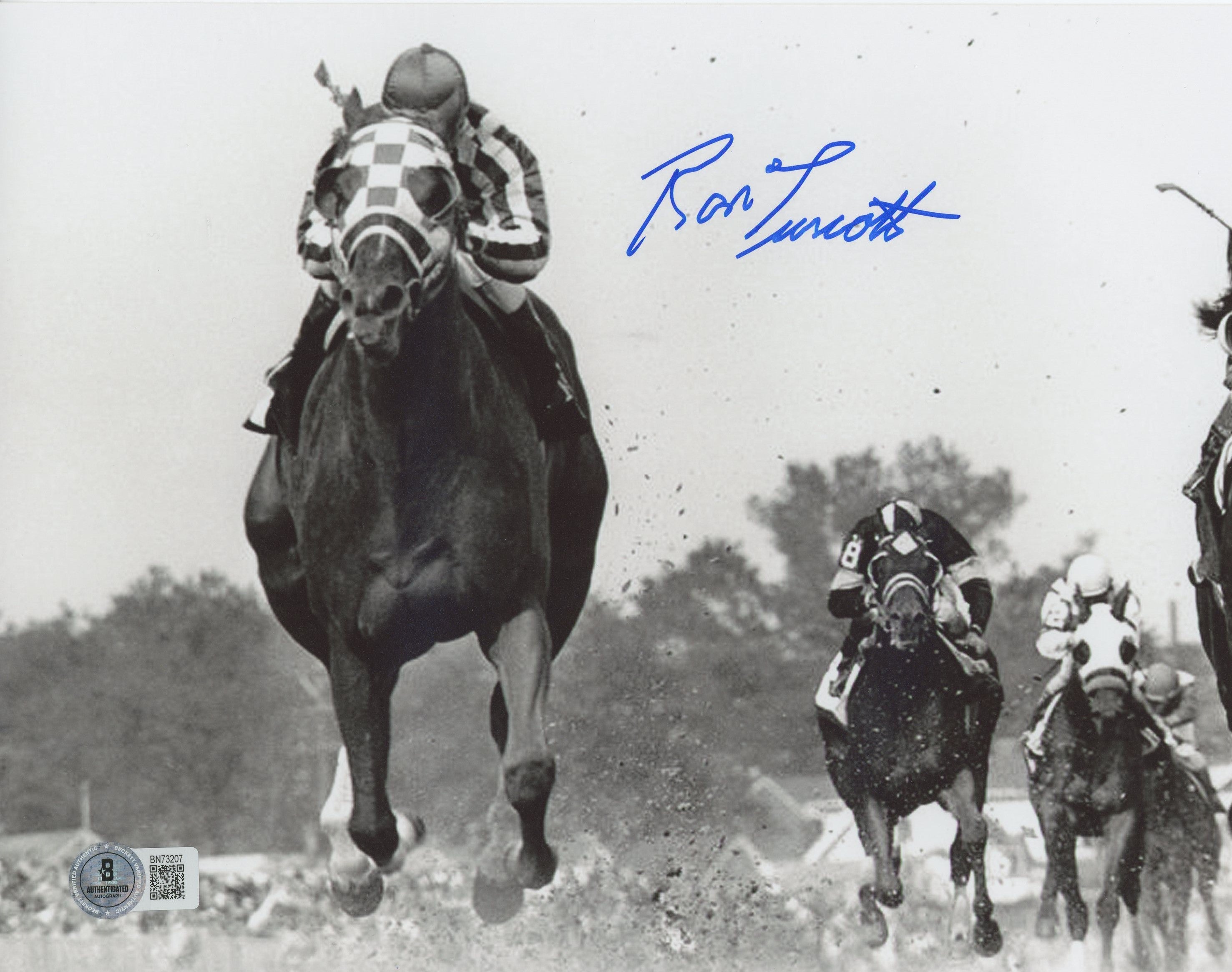 Ron Turcotte Authentic Signed 8x10 Photo Autographed BAS #BN73207
