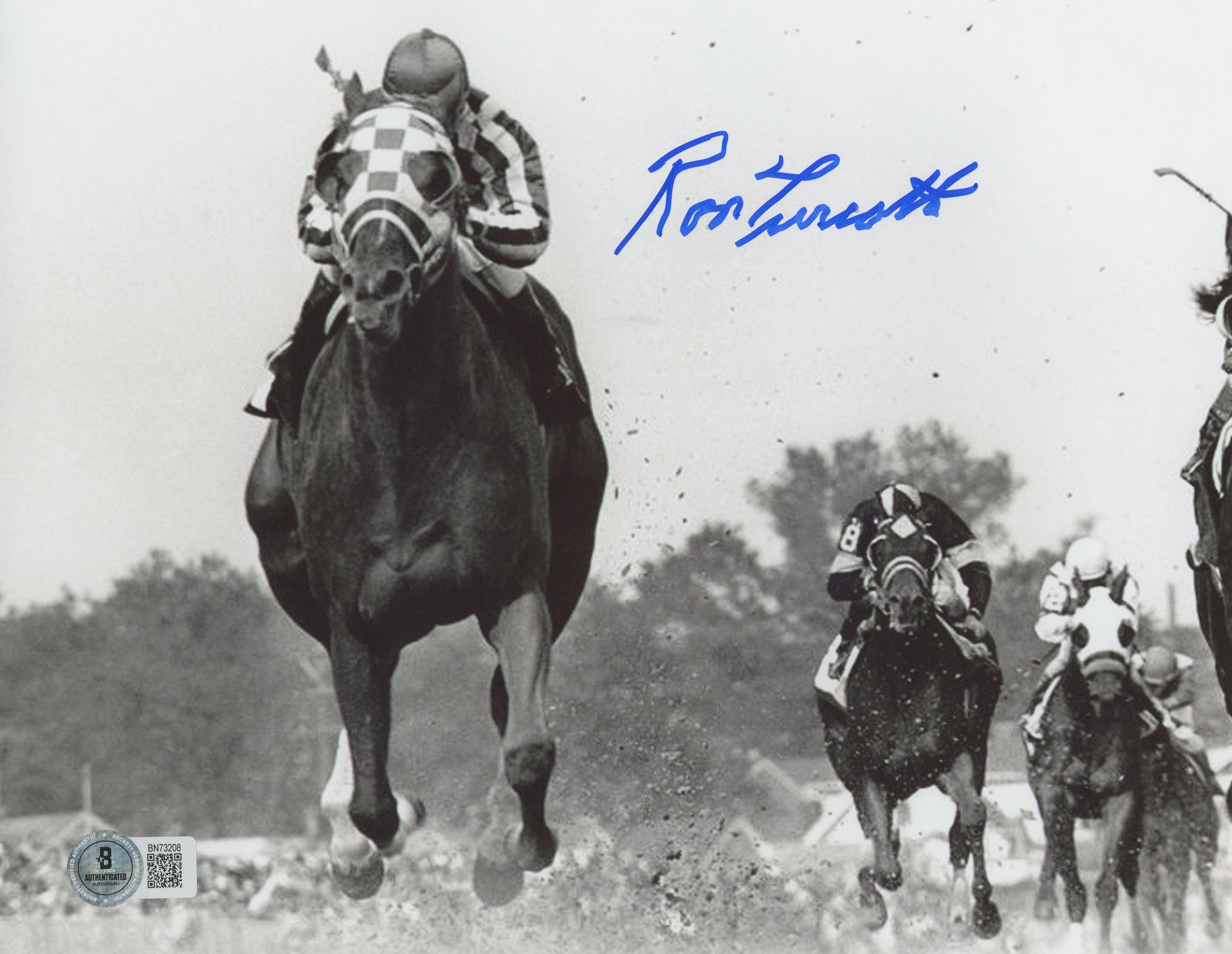 Ron Turcotte Authentic Signed 8x10 Photo Autographed BAS #BN73208