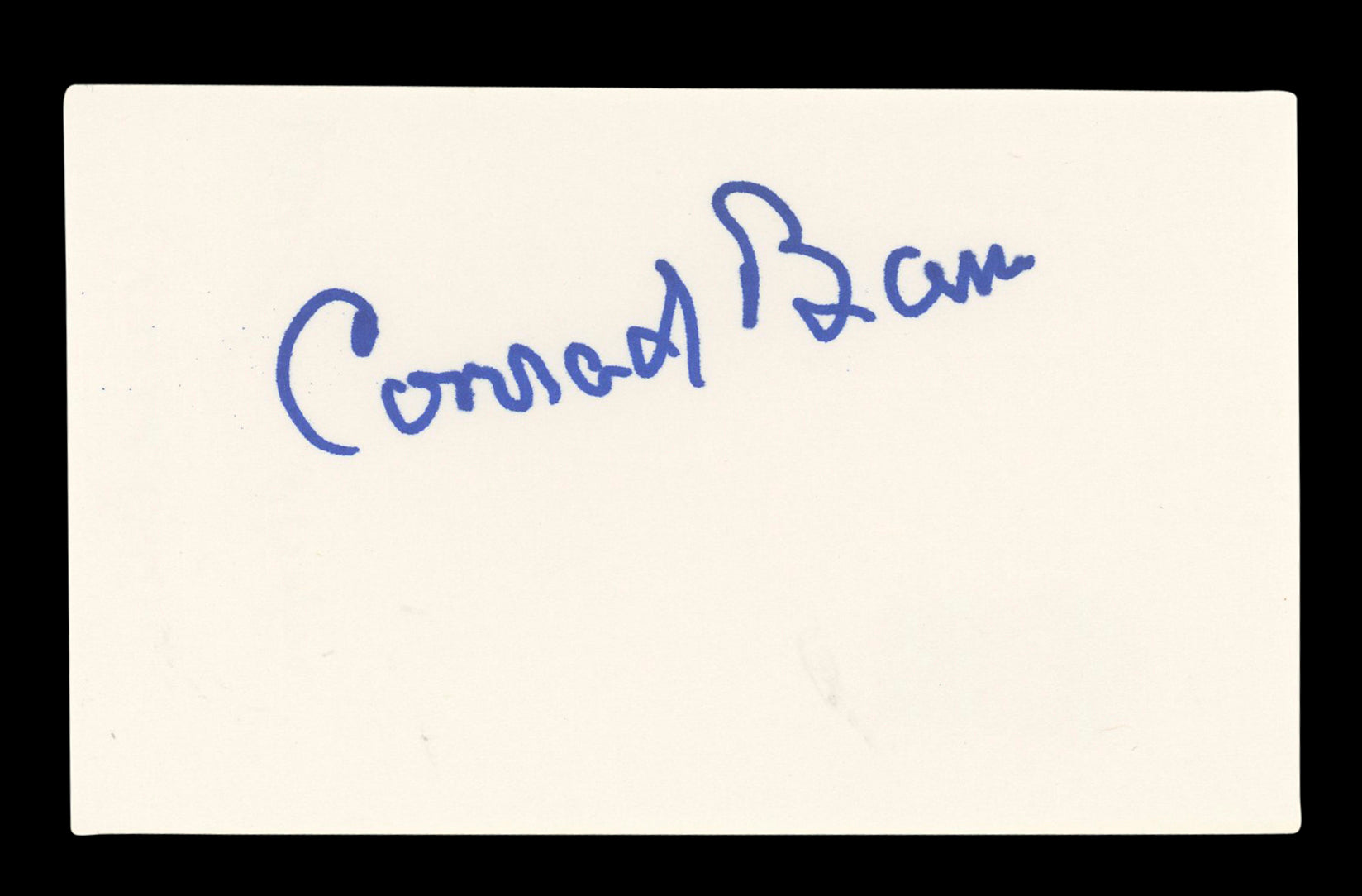 Carroll Baker Giant Authentic Signed 3x5 Index Card Autographed BAS #AD70343