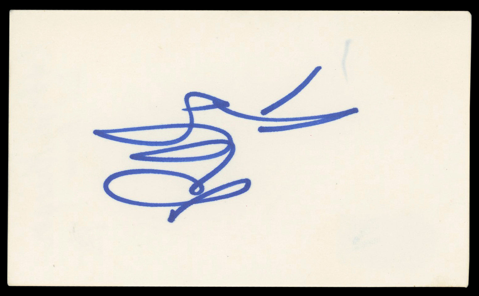Robby Krieger The Doors Authentic Signed 3x5 Index Card Autographed BAS #BM56965
