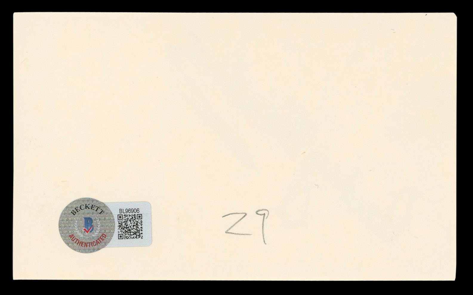 Audrey Meadows The Honeymooners Authentic Signed 3x5 Index Card BAS #BL96906