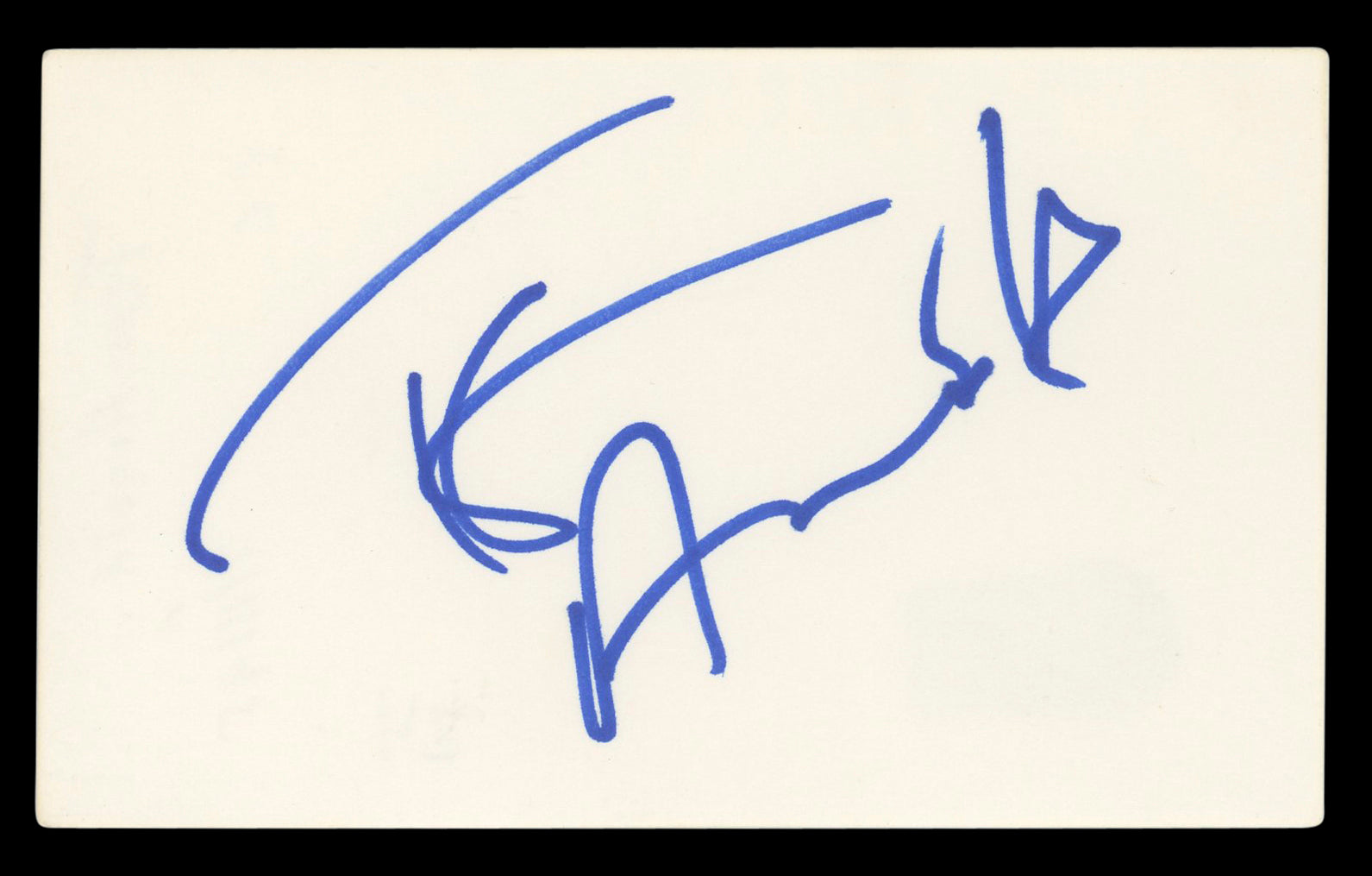 Tom Arnold Roseanne Authentic Signed 3x5 Index Card Autographed BAS #BL96540