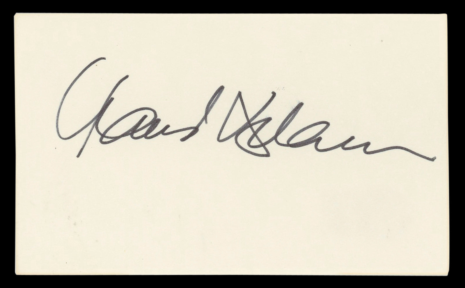 Maude Adams Peter Pan Authentic Signed 3x5 Index Card Autographed BAS #BL96909