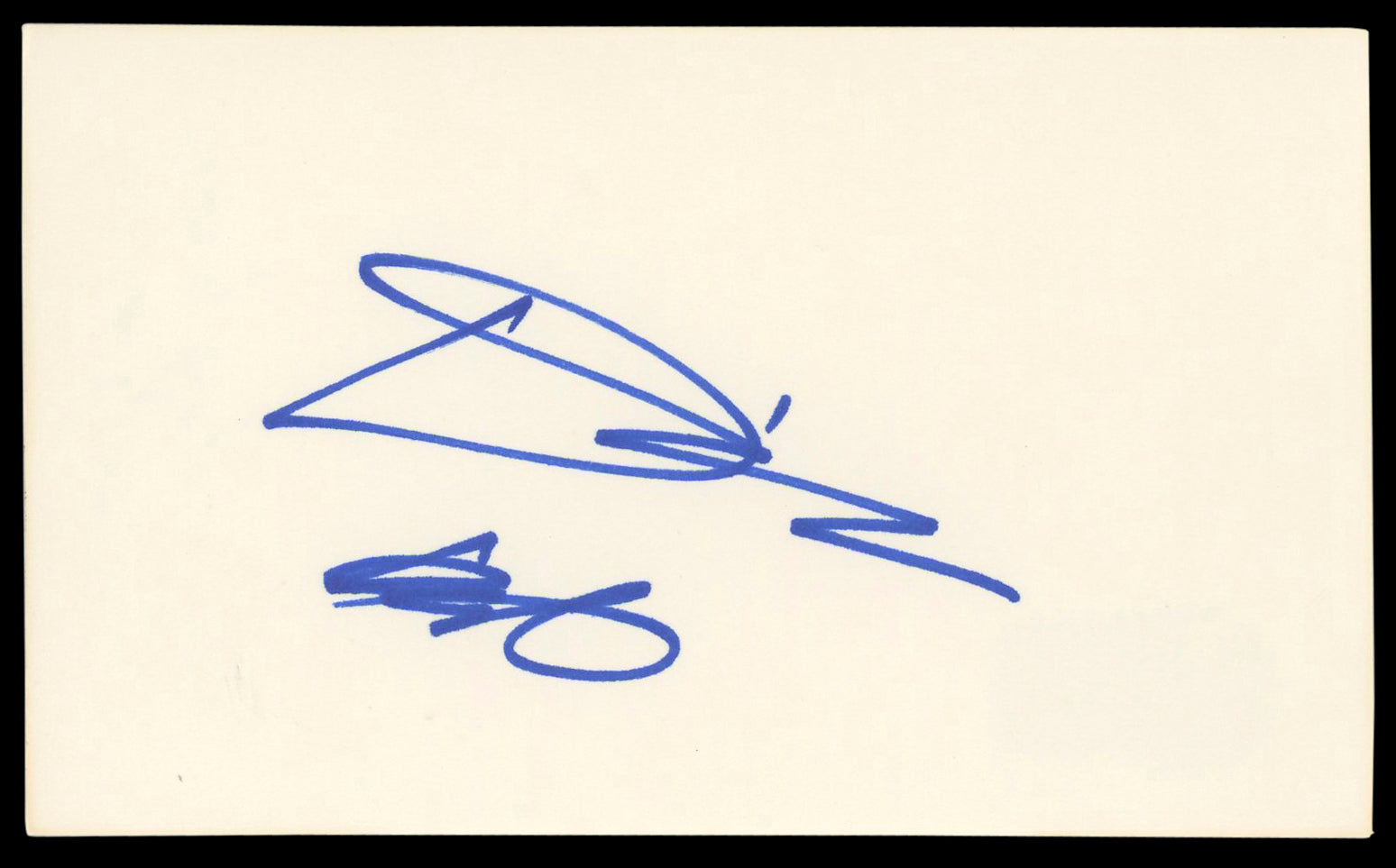 Diane Keaton Annie Hall Authentic Signed 3x5 Index Card Autographed BAS #BM56971