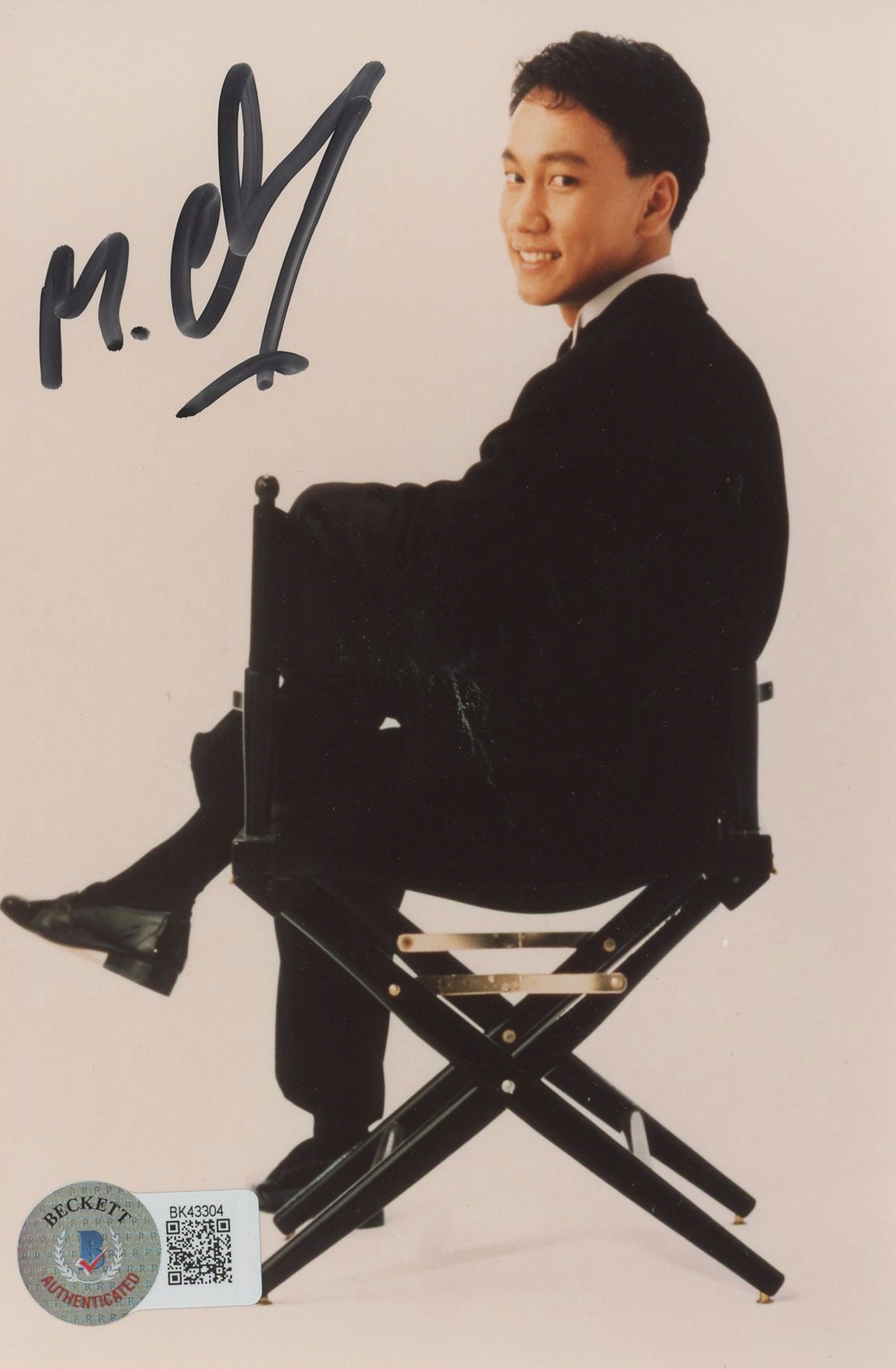 Michael Chang Authentic Signed 4x6 Photo Autographed BAS #BK43304