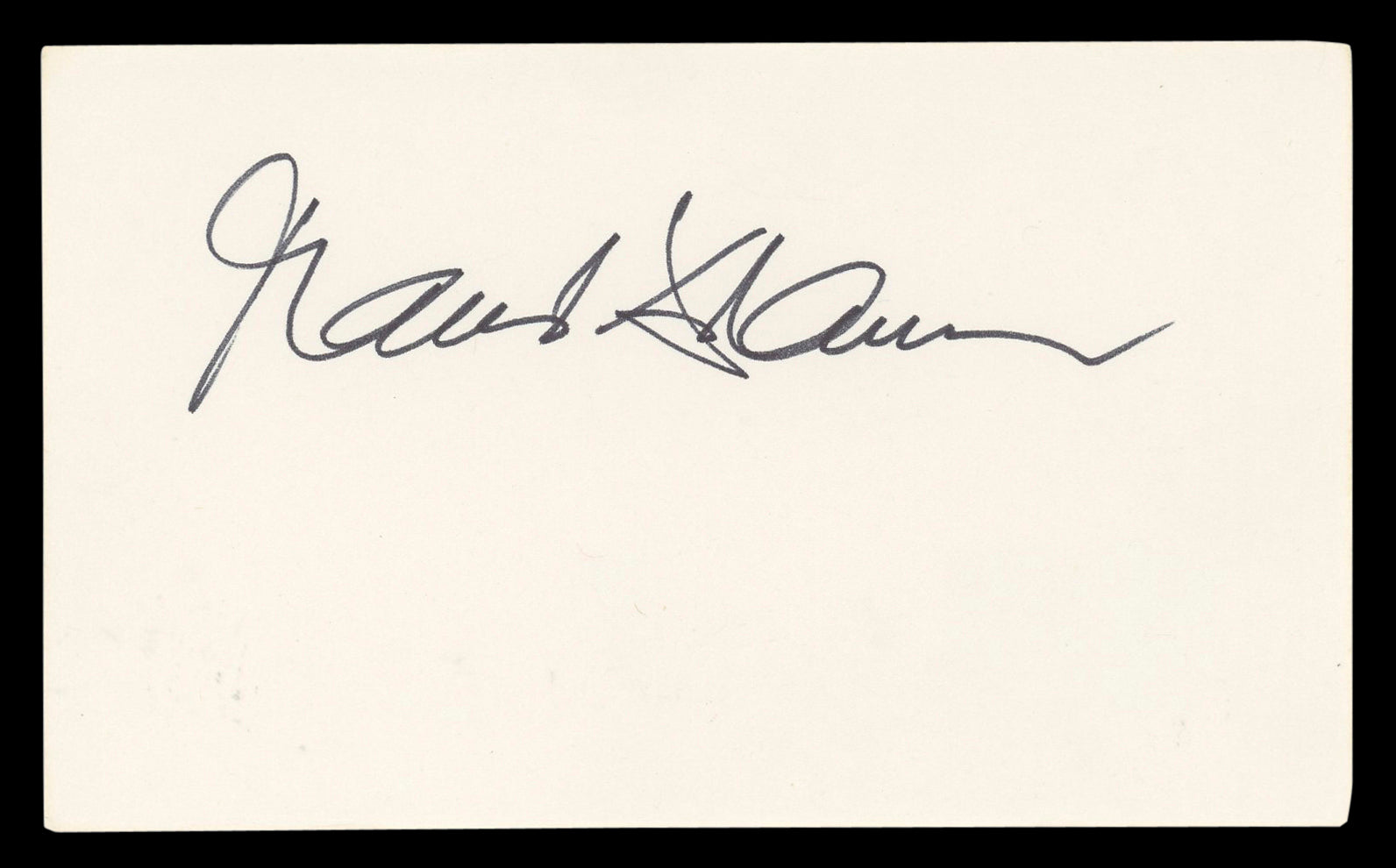 Maude Adams Peter Pan Authentic Signed 3x5 Index Card Autographed BAS #BL96910
