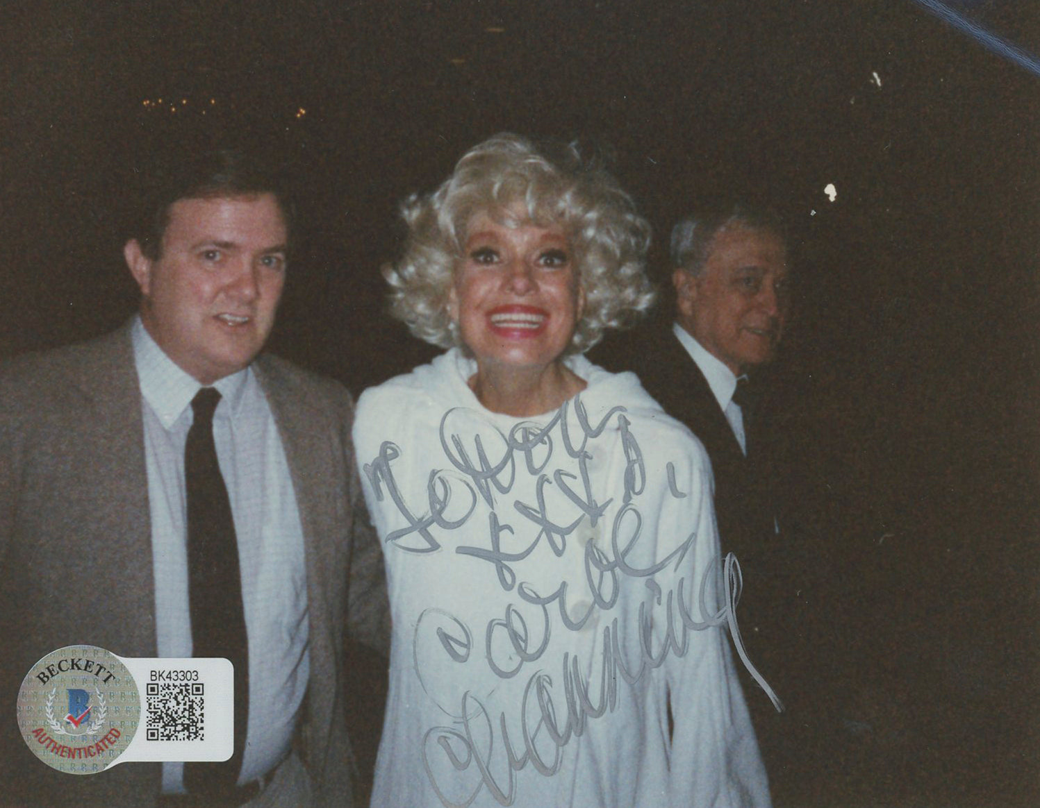 Carol Channing Hello, Dolly! "To Don" Authentic Signed 5x4 Photo BAS #BK43303