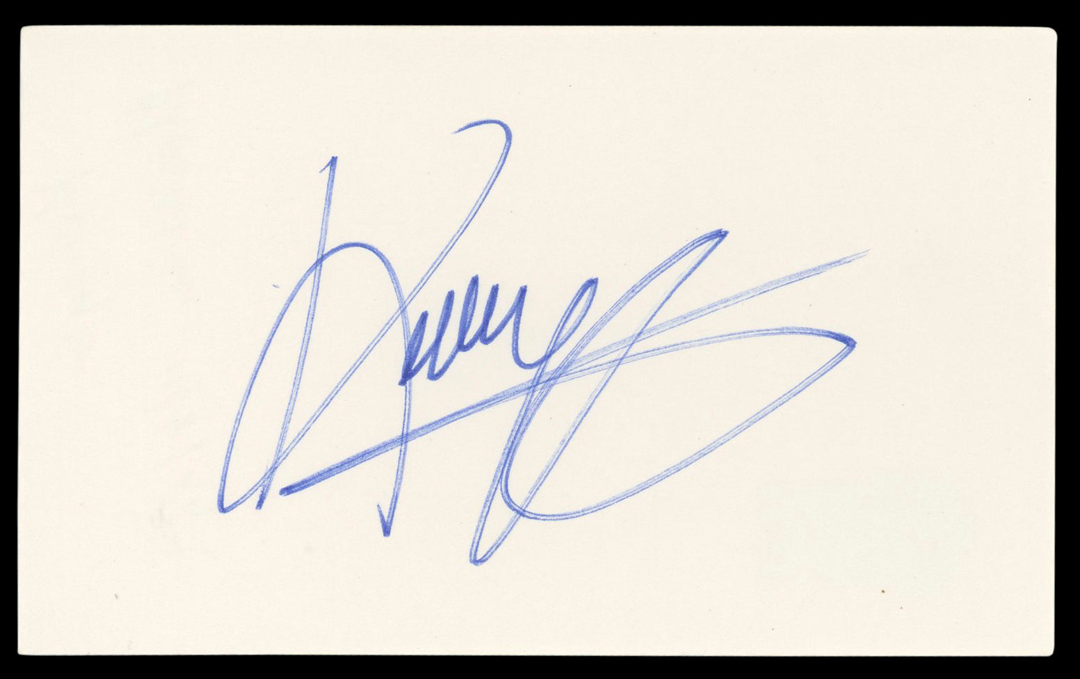 Kenny G Musician Authentic Signed 3x5 Index Card Autographed BAS #BM56975