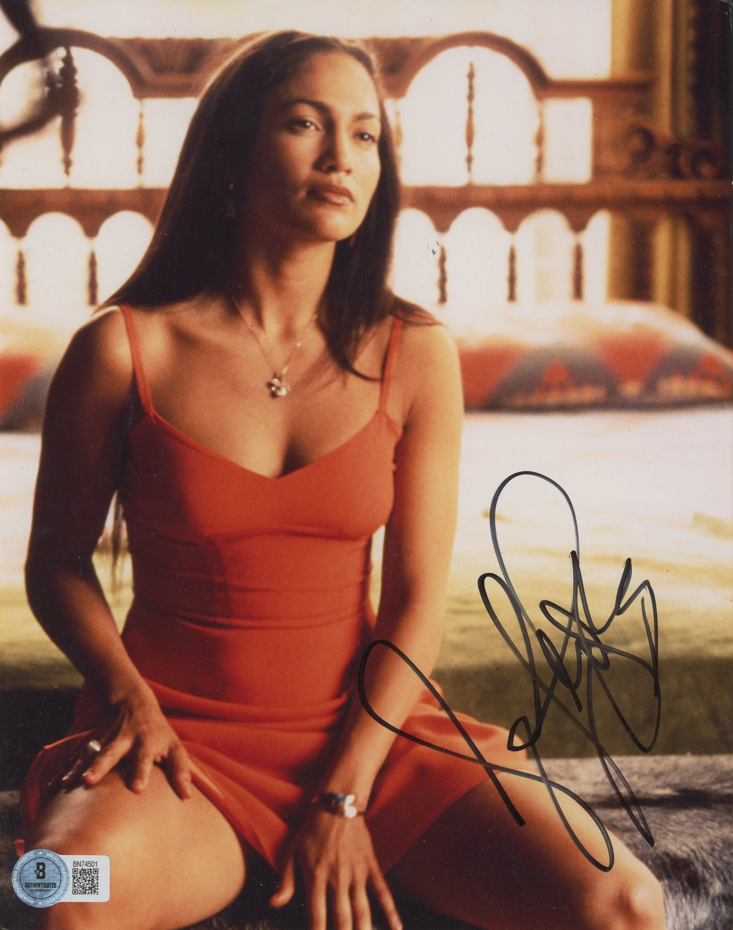 Jennifer Lopez U-Turn Authentic Signed 8x10 Photo Autographed BAS #BN74501