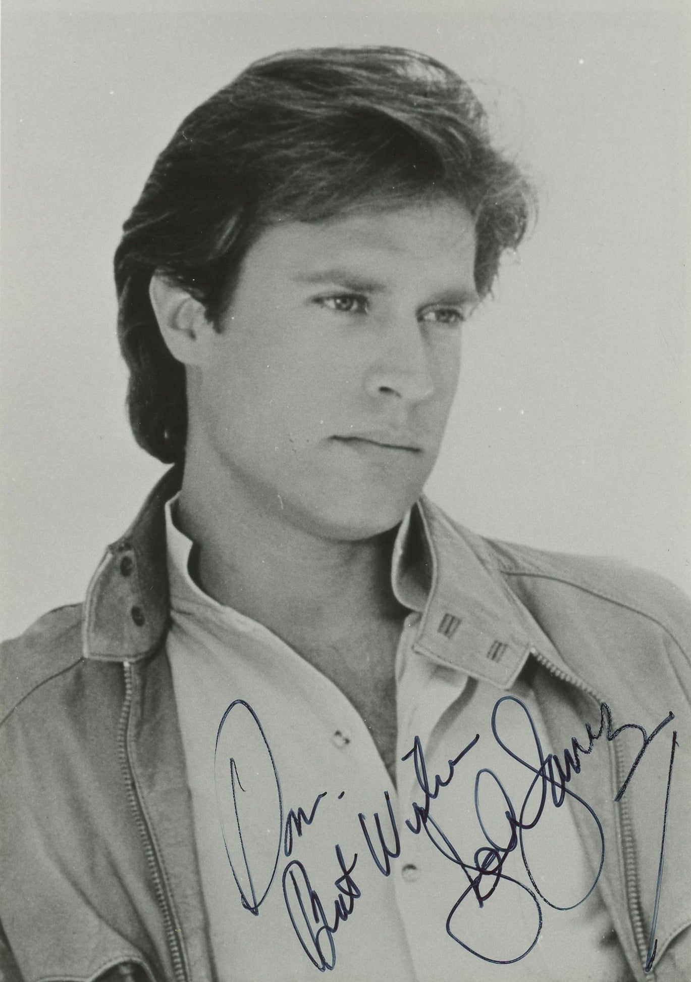 John James The Colbys "Don Best Wishes" Authentic Signed 5x7 Photo BAS #BK43291