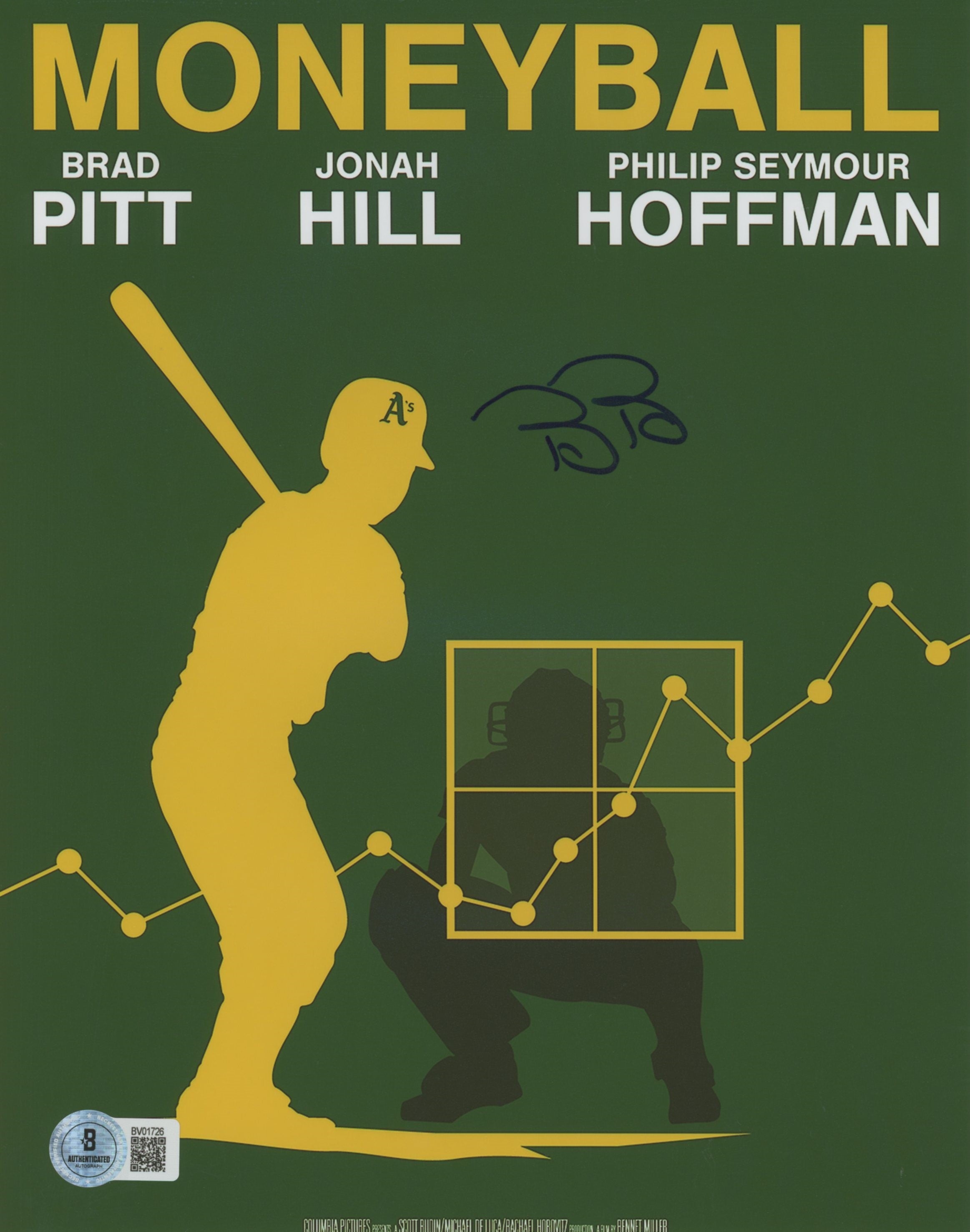 Billy Beane Moneyball Authentic Signed 8x10 Vertical Photo Autographed BAS 12