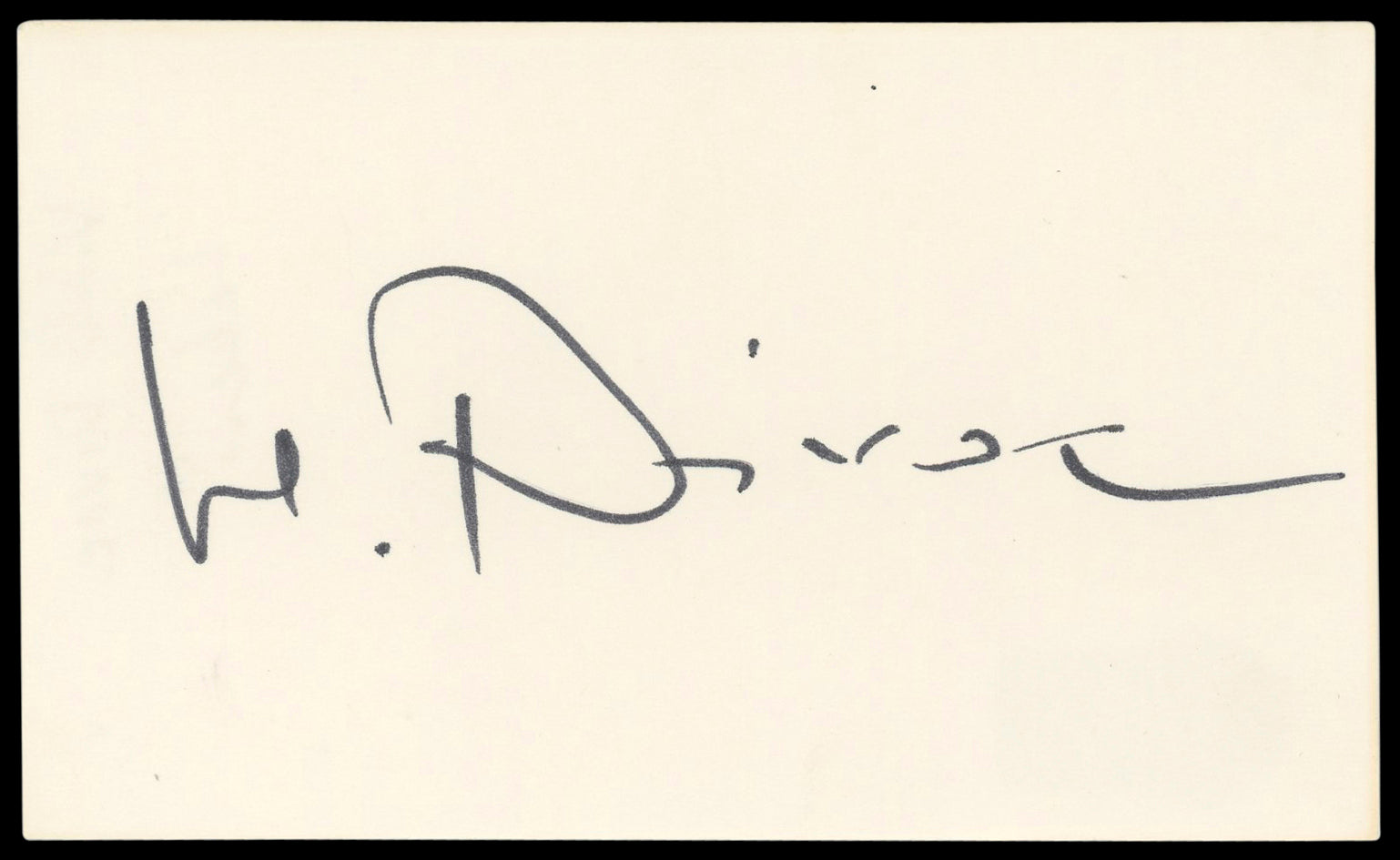 Lakers Vlade Divac Authentic Signed 3x5 Index Card Autographed BAS #BM56993