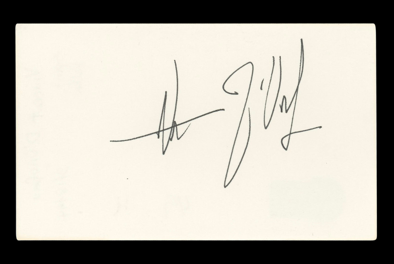 Vincent D'Onofrio Full Metal Jacket Authentic Signed 3x5 Index Card BAS #BL96397