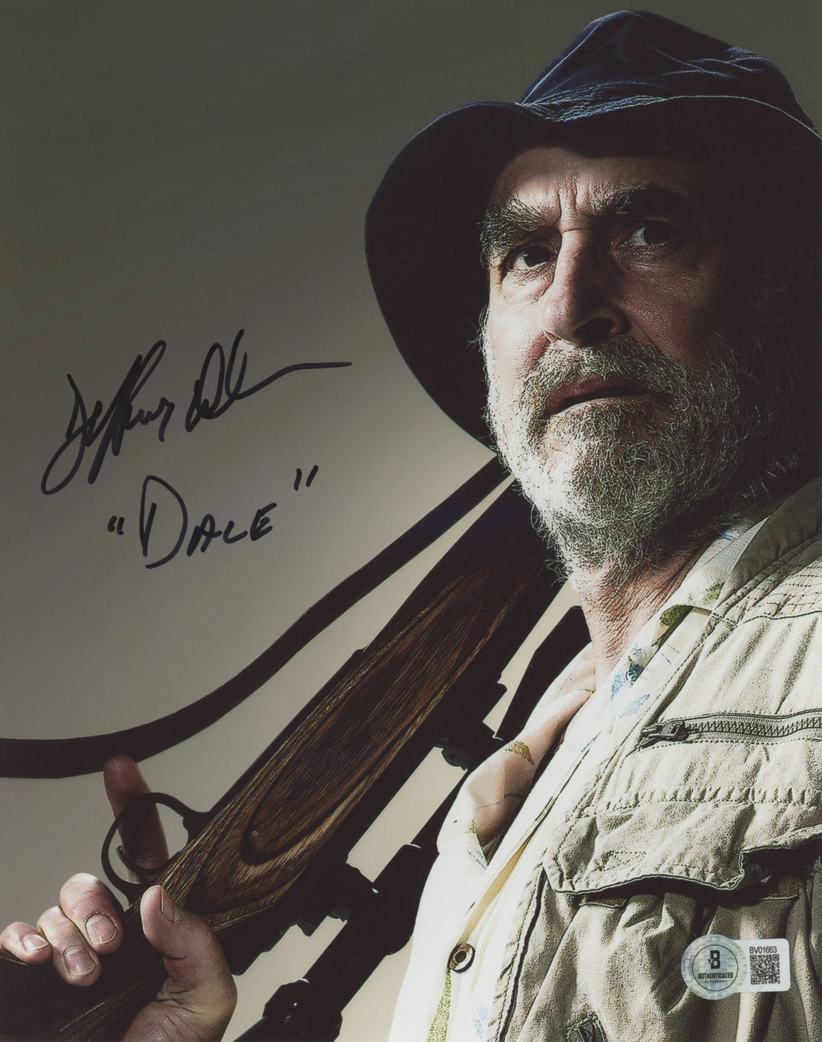 Jeffrey DeMunn The Walking Dead "Dale" Authentic Signed 8x10 Photo BAS 1
