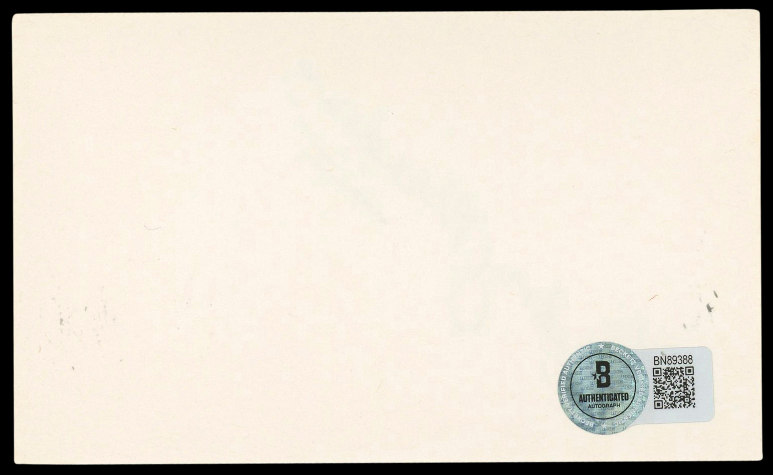 Audrey Meadows The Honeymooners Authentic Signed 3x5 Index Card BAS #BN89388