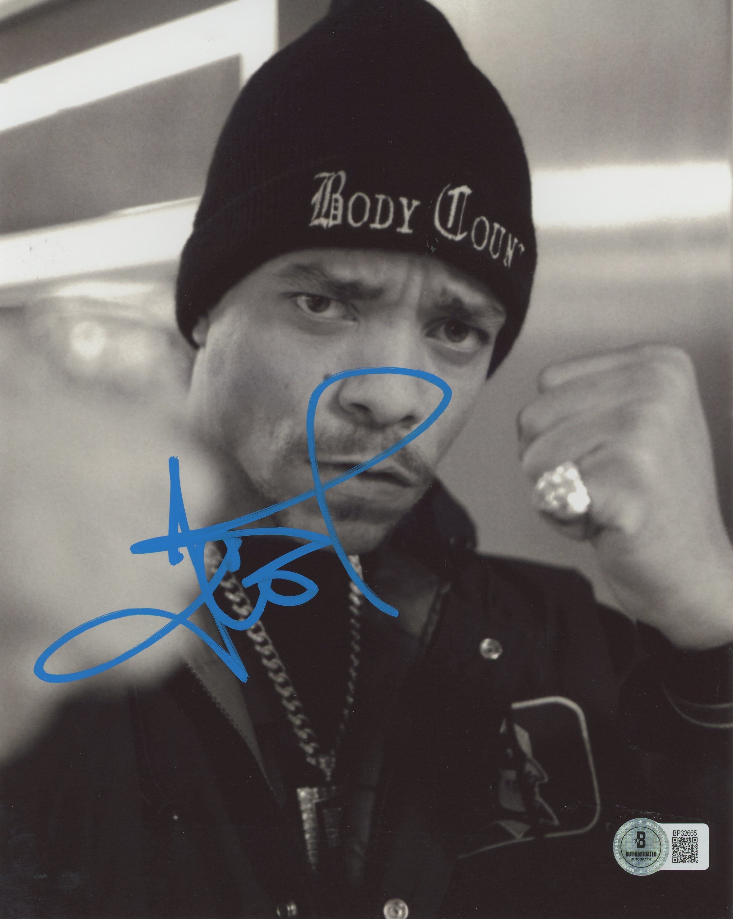 Ice T Body Count Authentic Signed 8x10 Photo Autographed BAS #BP32665