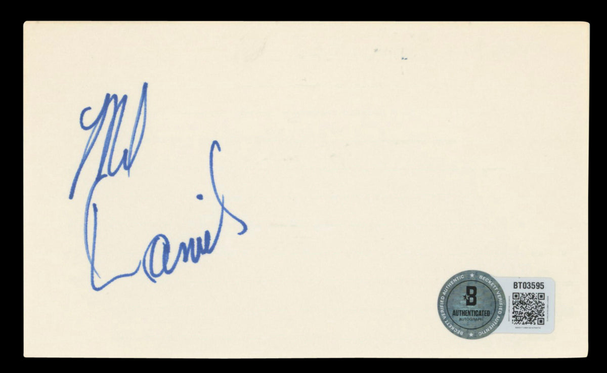 Jazz Mel Daniels Authentic Signed 3x5 Index Card Autographed BAS #BT03595