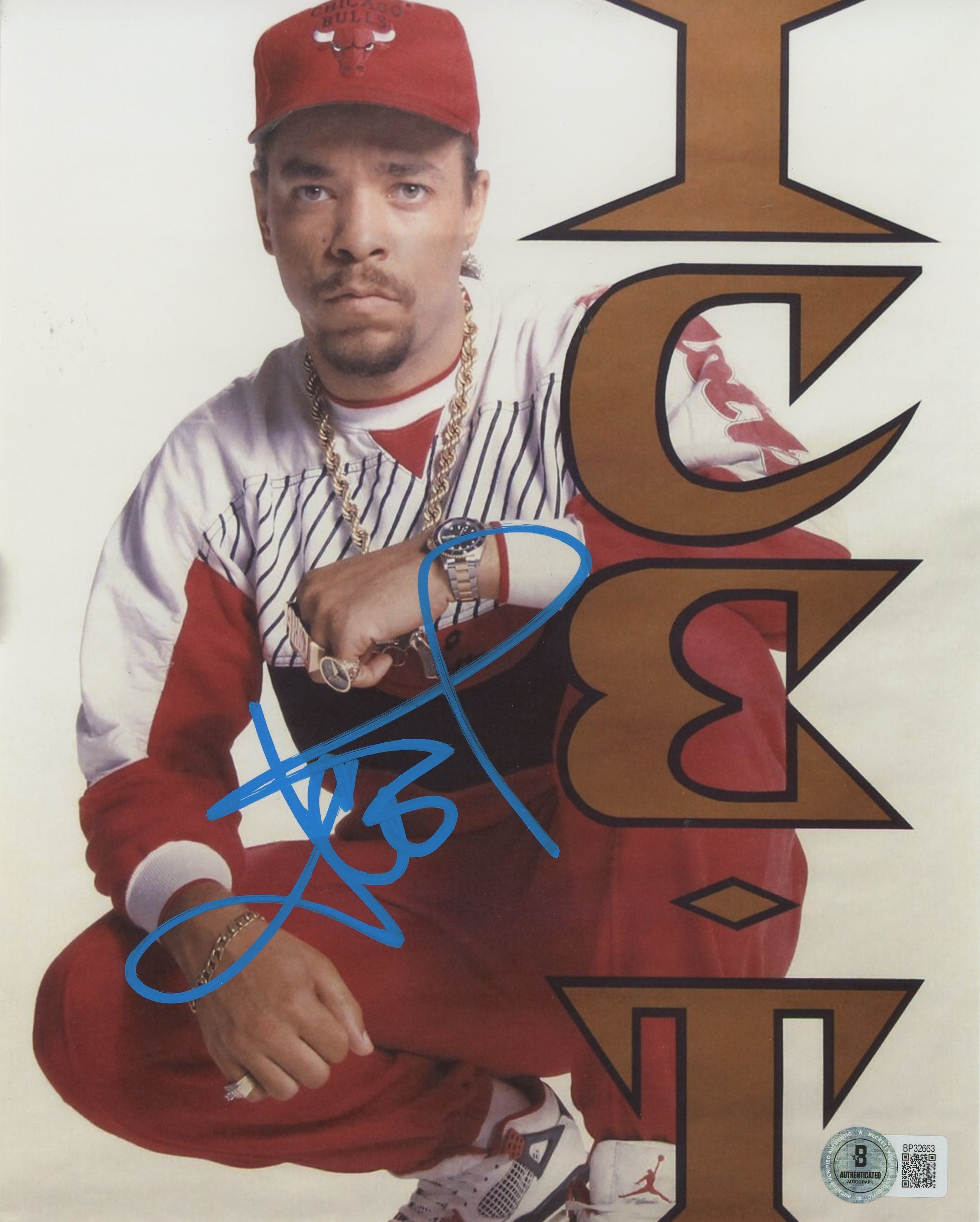 Ice T Body Count Authentic Signed 8x10 Photo Autographed BAS #BP32663