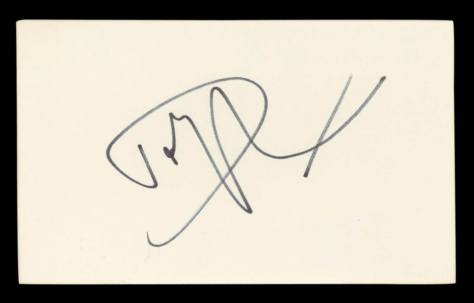 Dolph Lundgren The Expendables Authentic Signed 3x5 Index Card BAS #BL96411