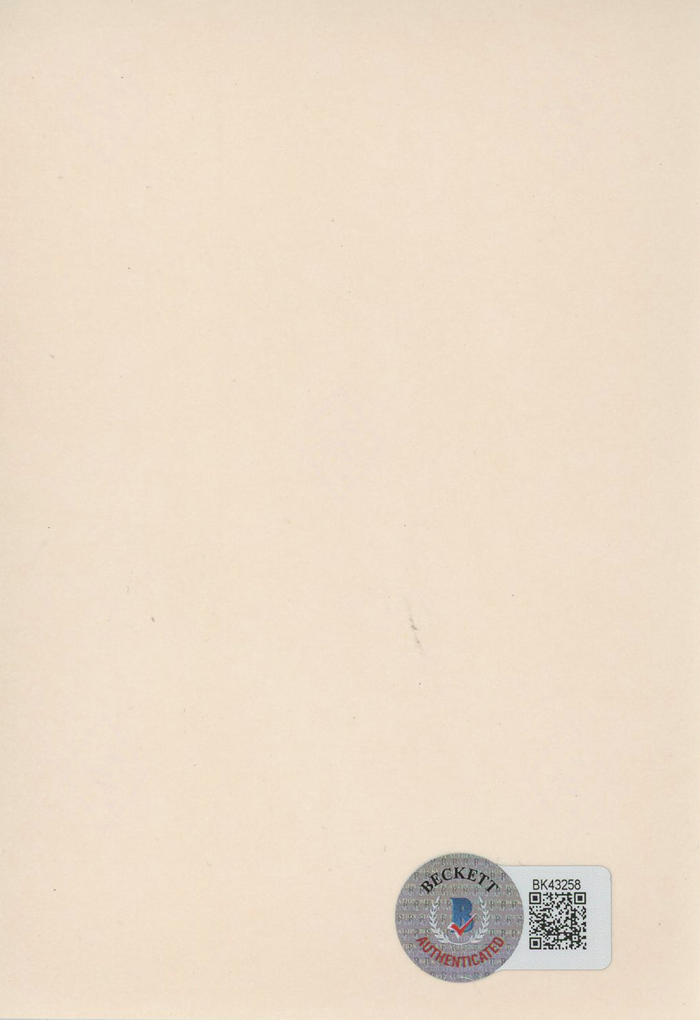 Menachem Begin Former Prime Minister of Israel Signed 3.5x5 Photo BAS #BK43258