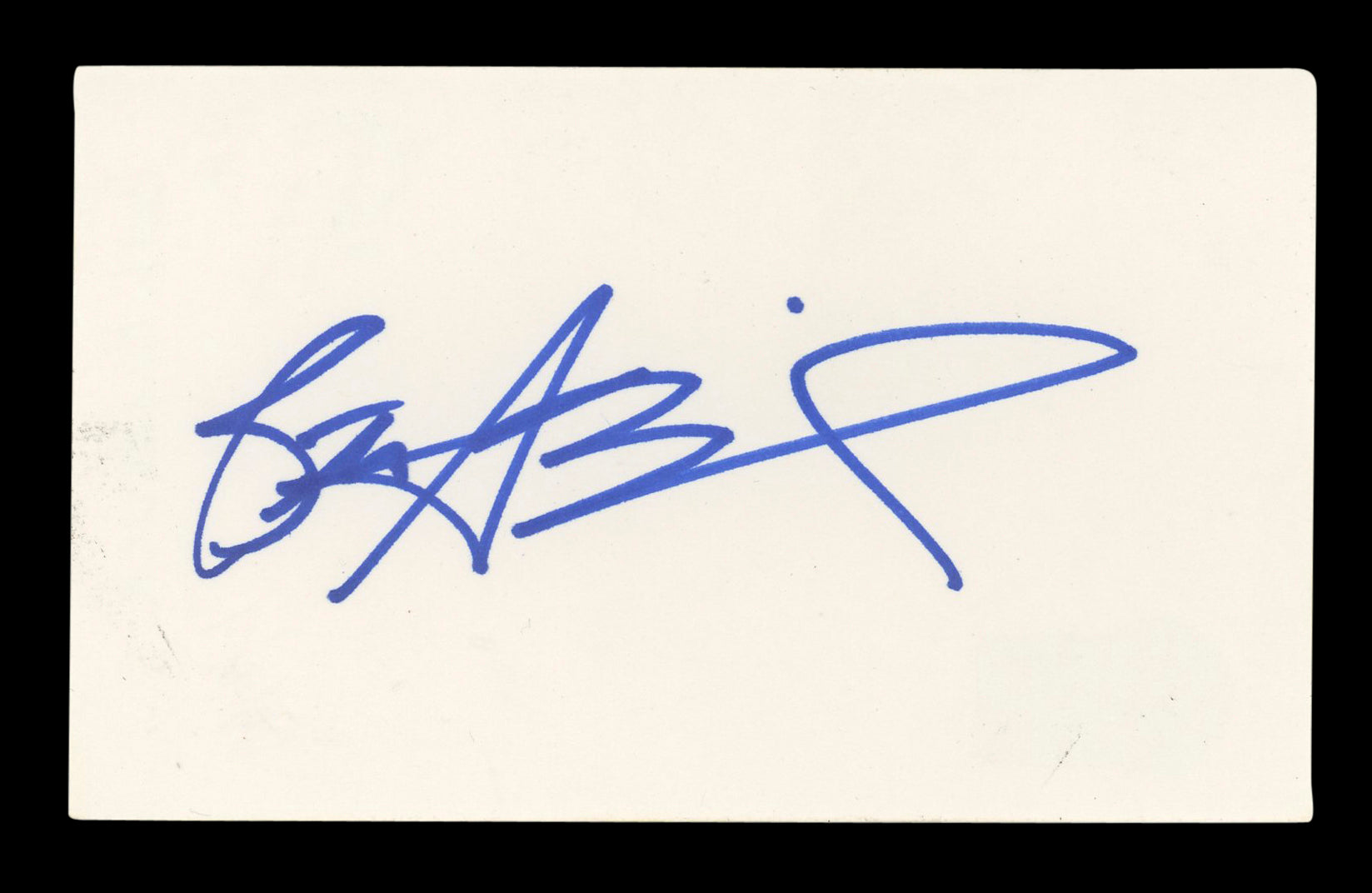 Beth Broderick Sabrina The Teenage Witch Signed 3x5 Index Card BAS #AD70121