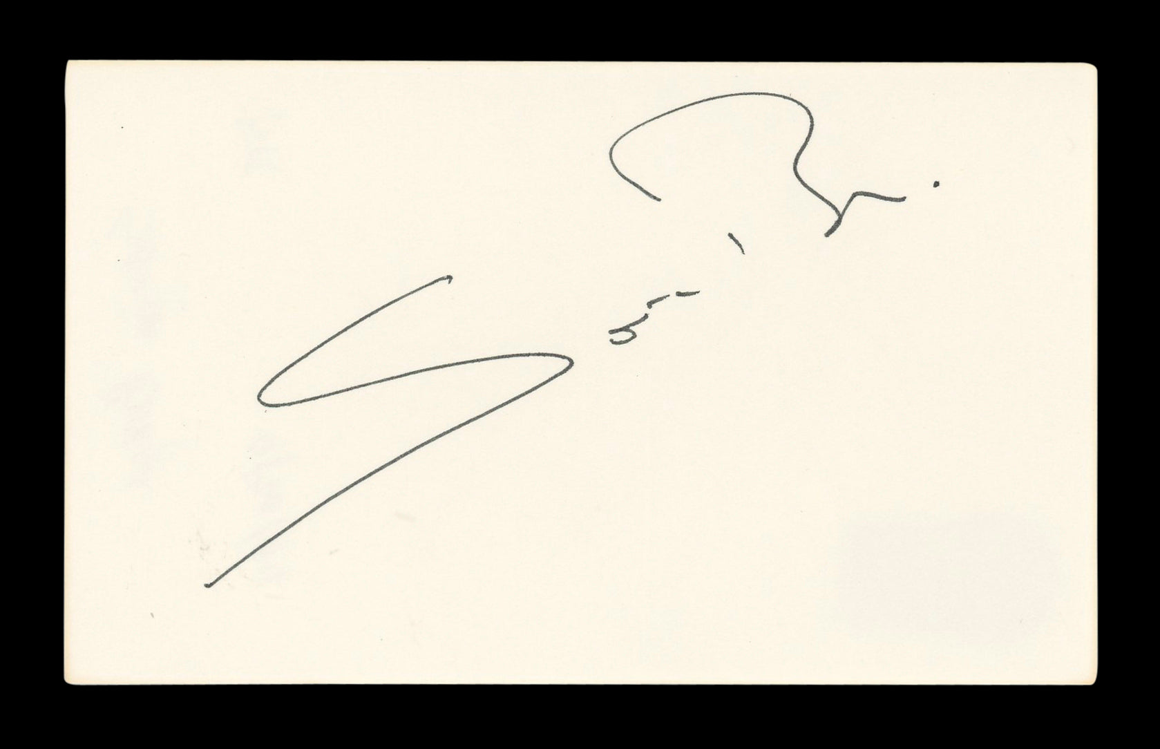 Sônia Braga Wonder Authentic Signed 3x5 Index Card Autographed BAS #AD70123