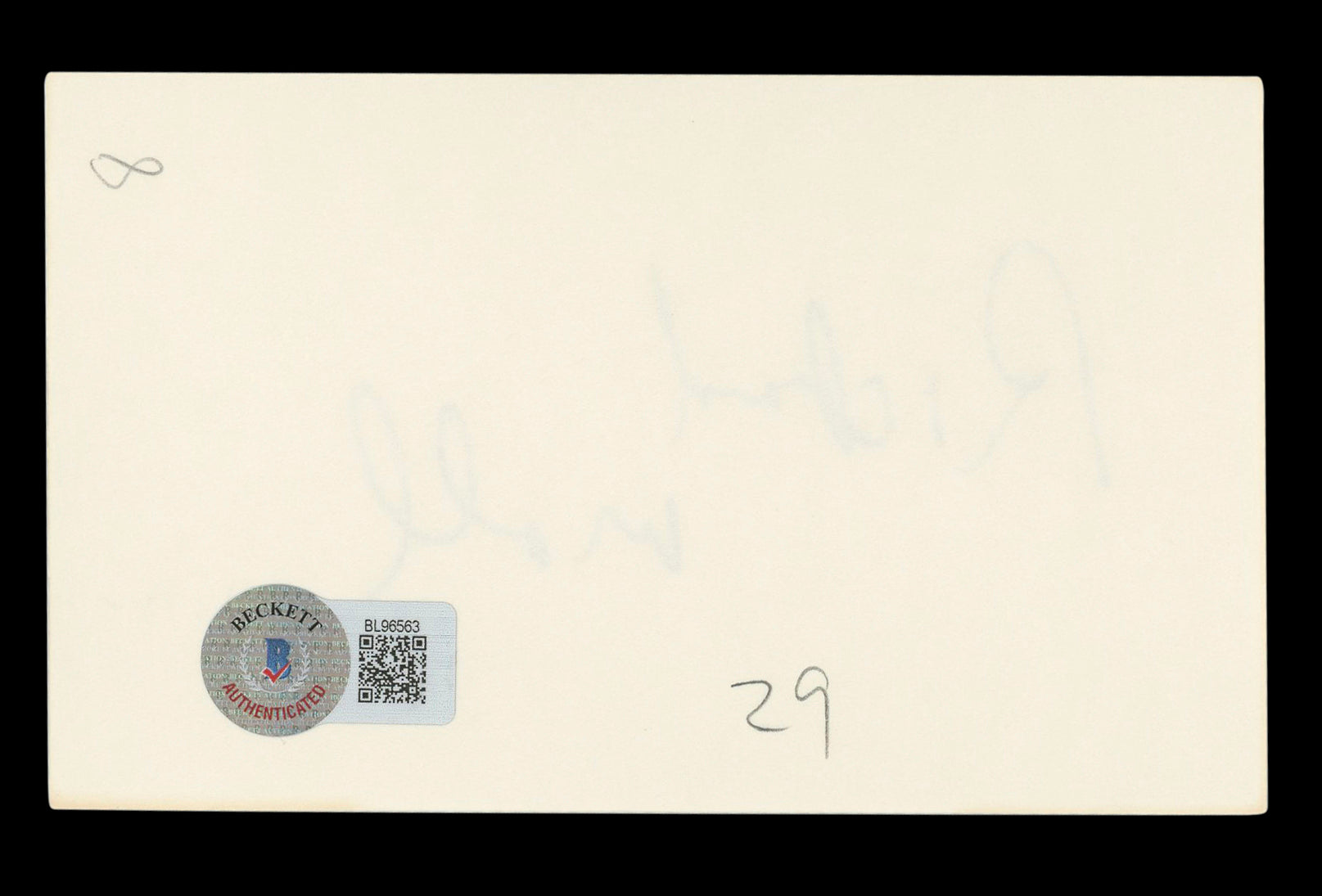 Richard Moll Night Court Authentic Signed 3x5 Index Card BAS #BL96563