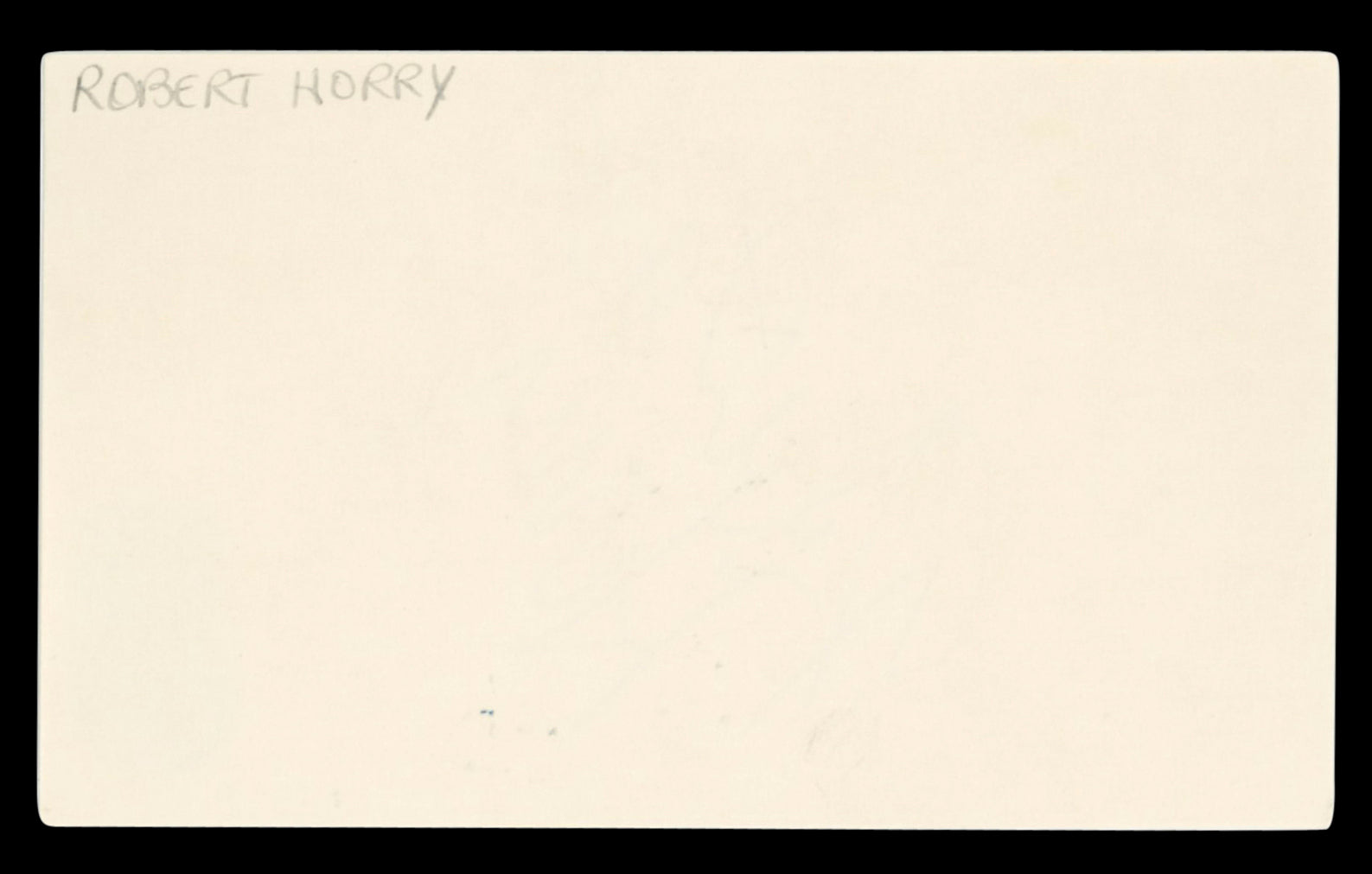 Rockets Robert Horry "#25" Authentic Signed 3x5 Index Card BAS #BT03618