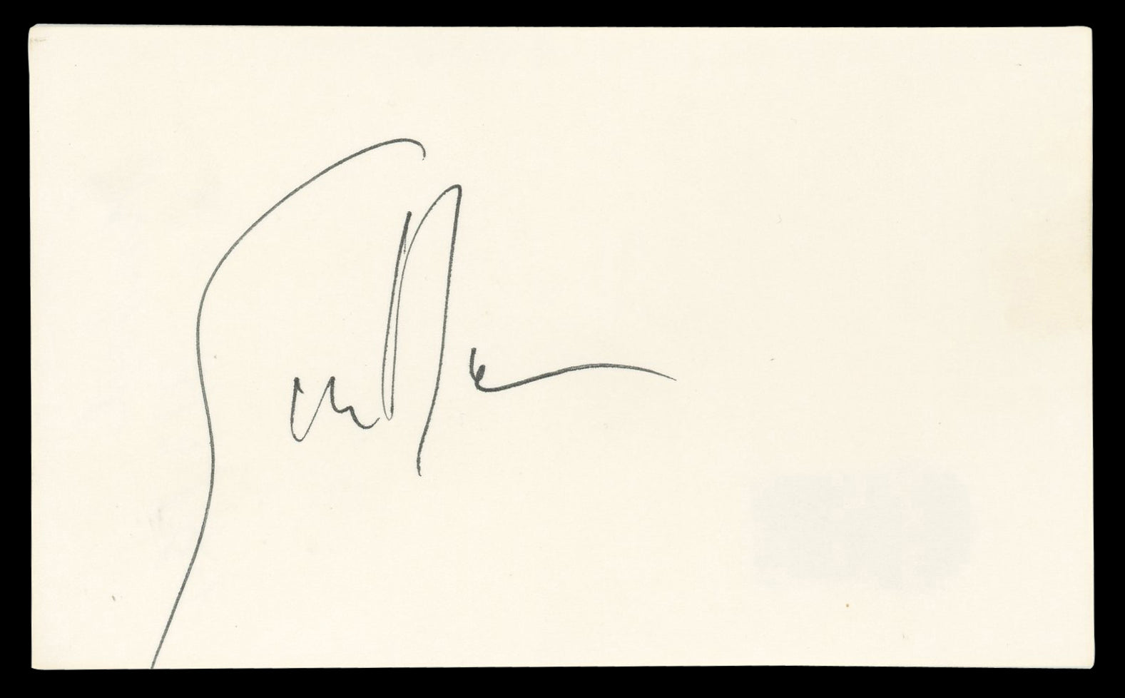 Sinbad Jingle All The Way Authentic Signed 3x5 Index Card BAS #BN06350
