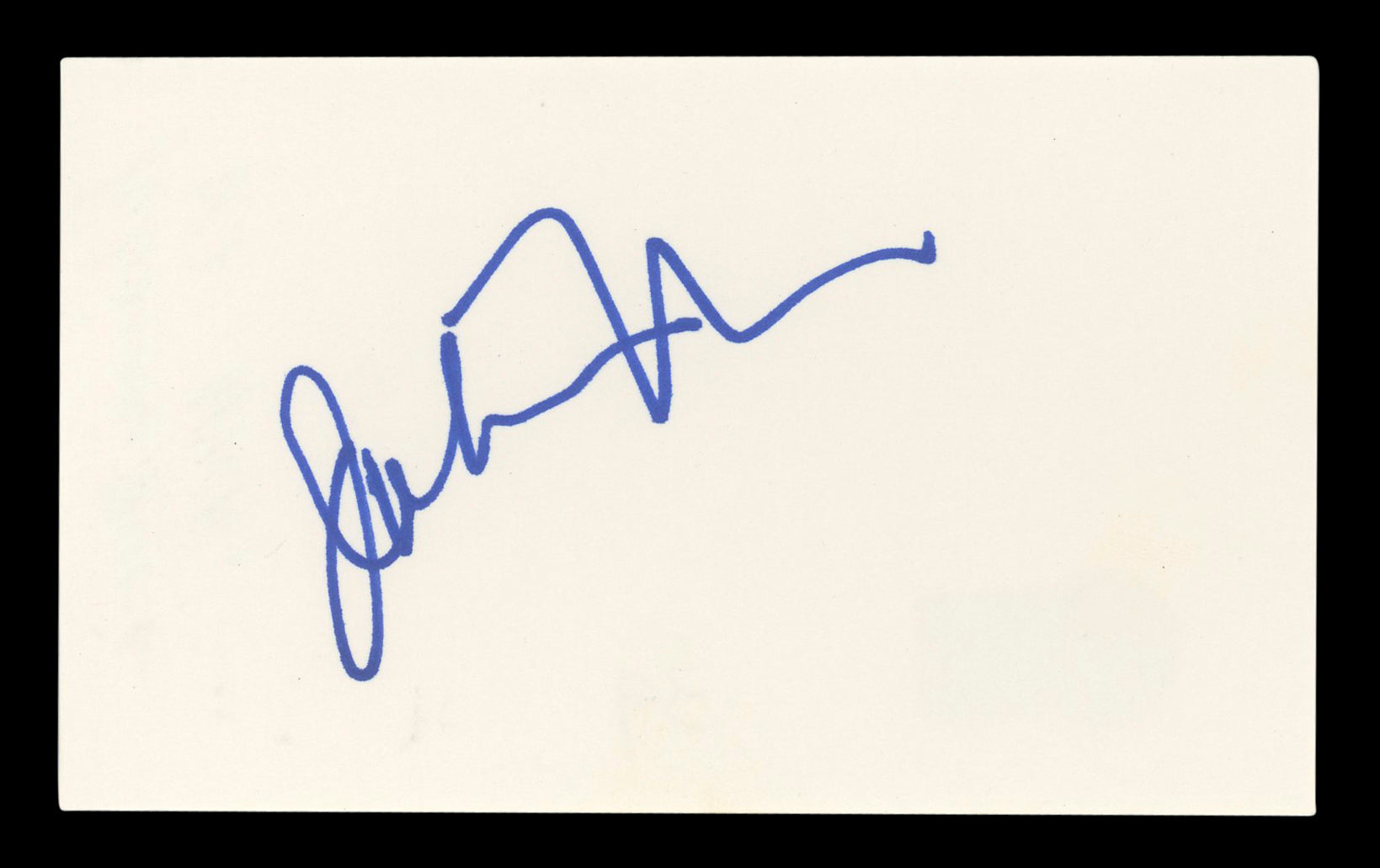 Julianne Moore Far From Heaven Authentic Signed 3x5 Index Card BAS #BL96571