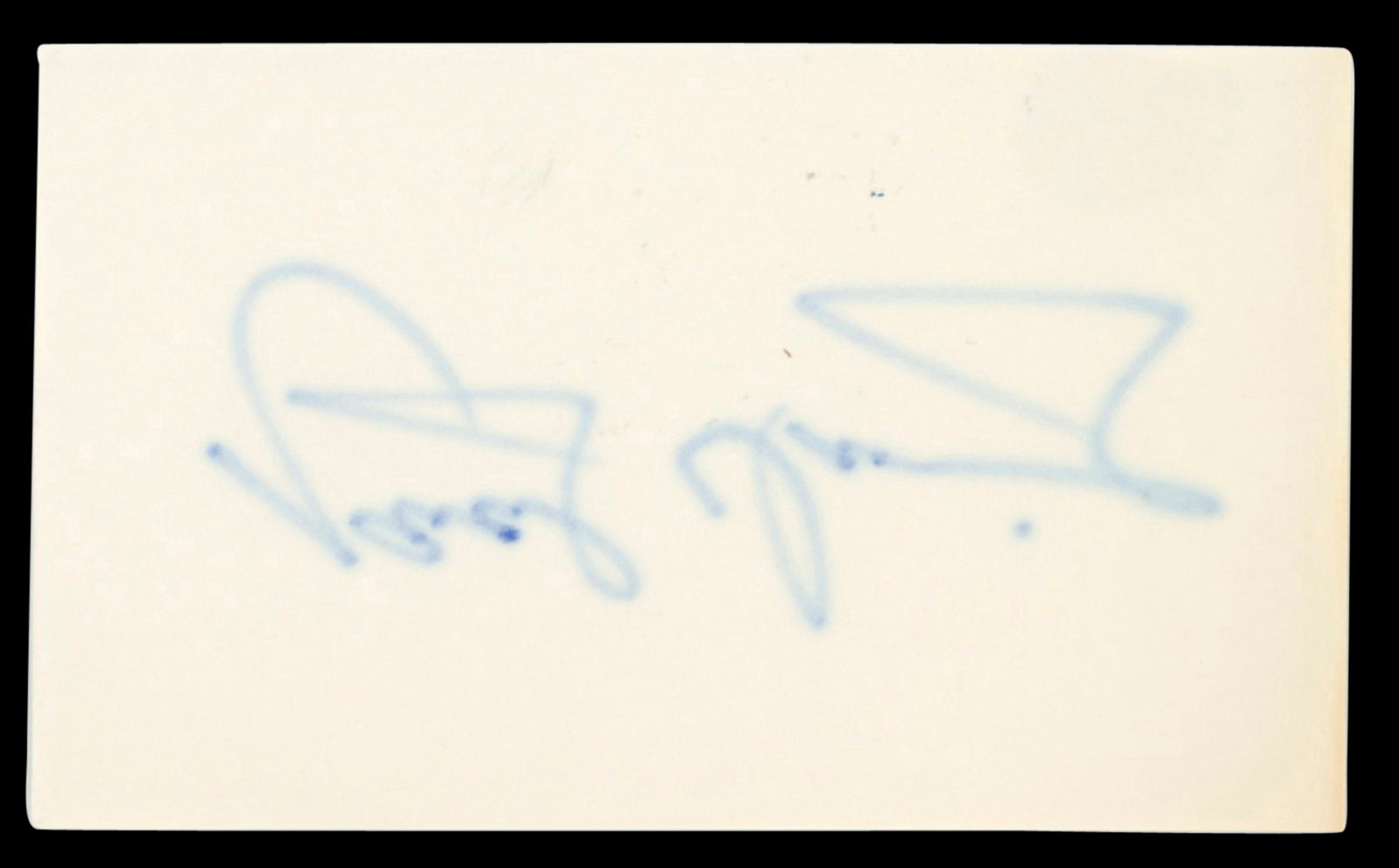 Kings Marcel Dionne Authentic Signed 3x5 Index Card Autographed BAS #BT03623