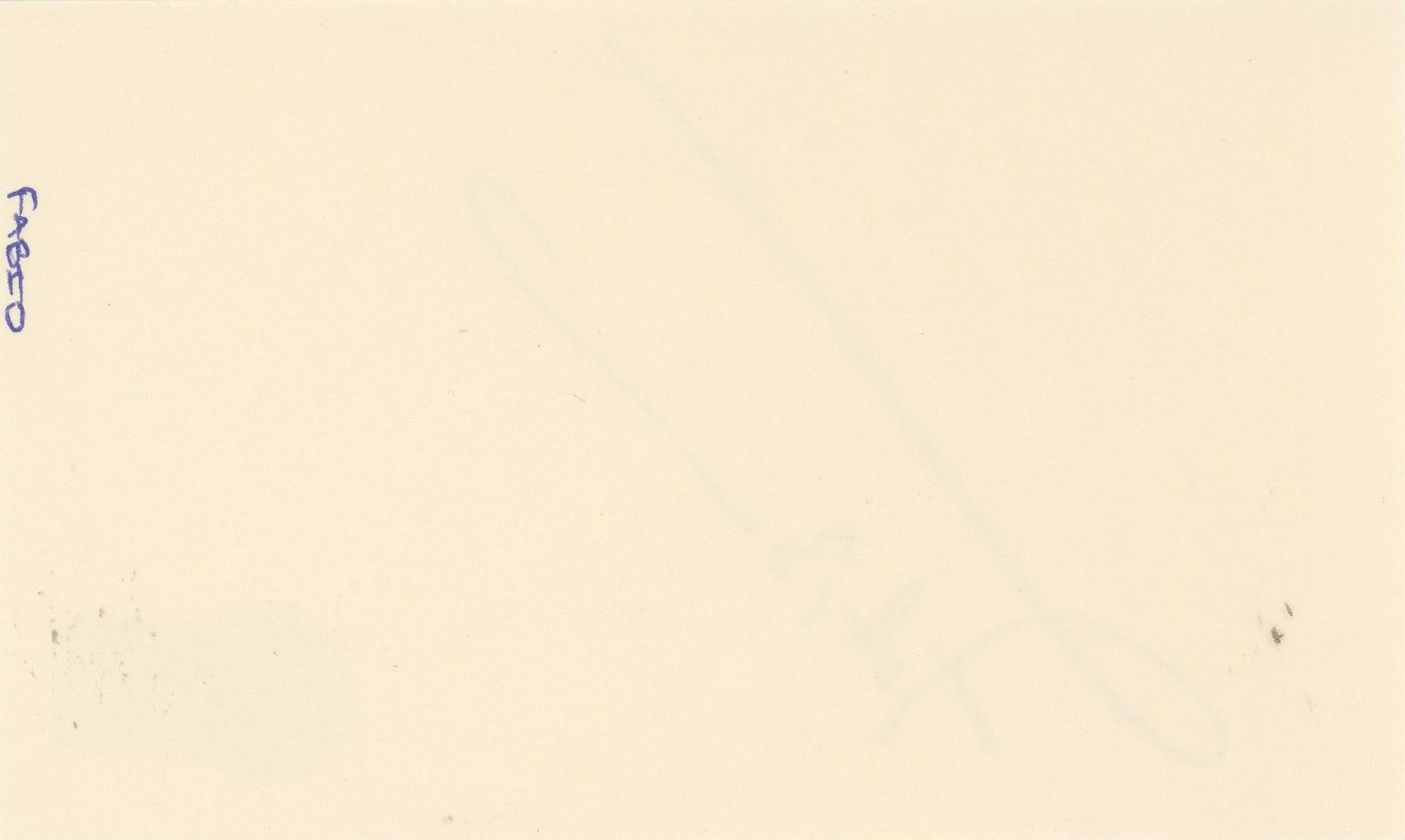 Fabio Zoolander Authentic Signed 3x5 Index Card Autographed BAS #BQ45365