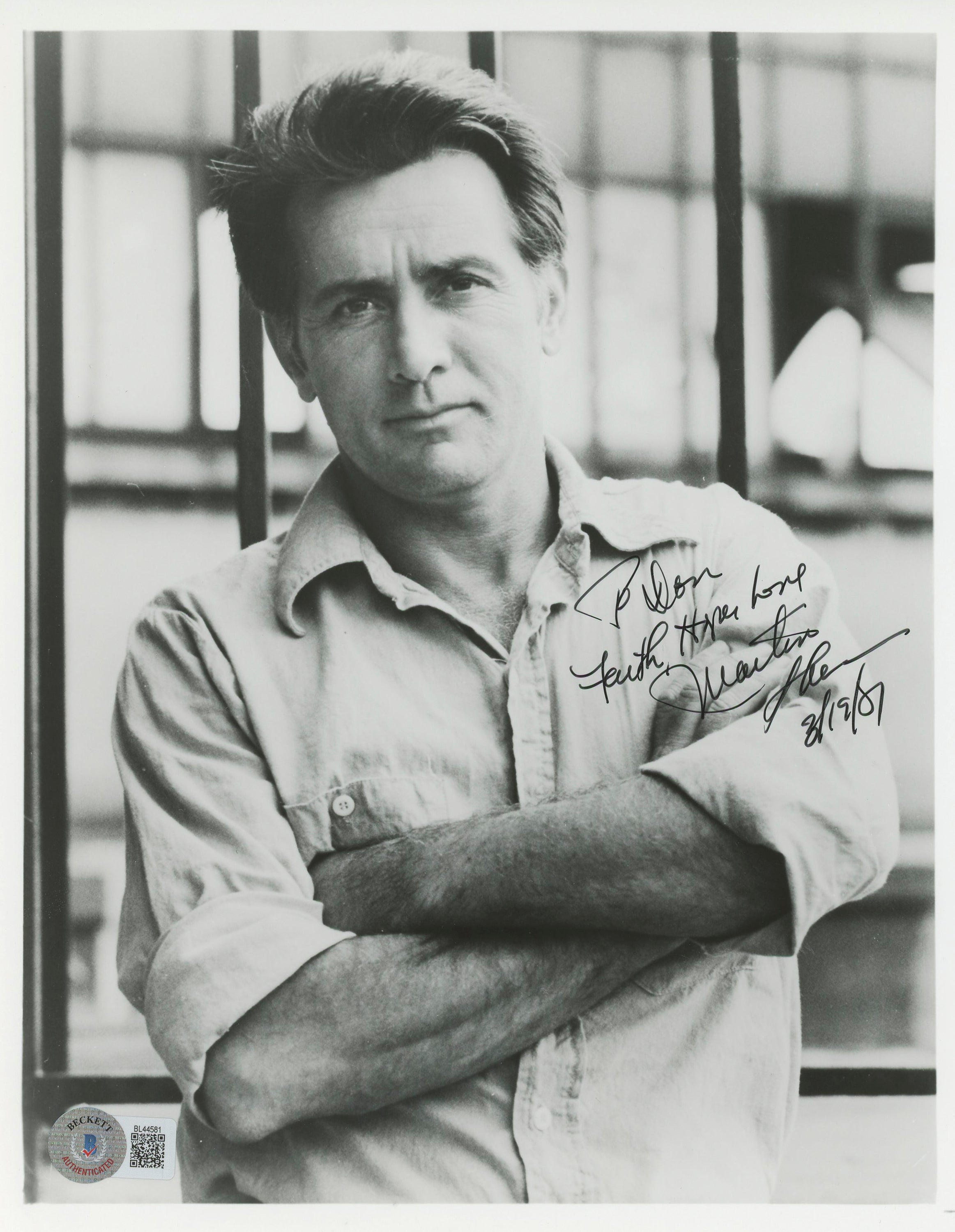 Martin Sheen Apocalypse Now "To Don" Authentic Signed 8x10 Photo BAS #BL44581