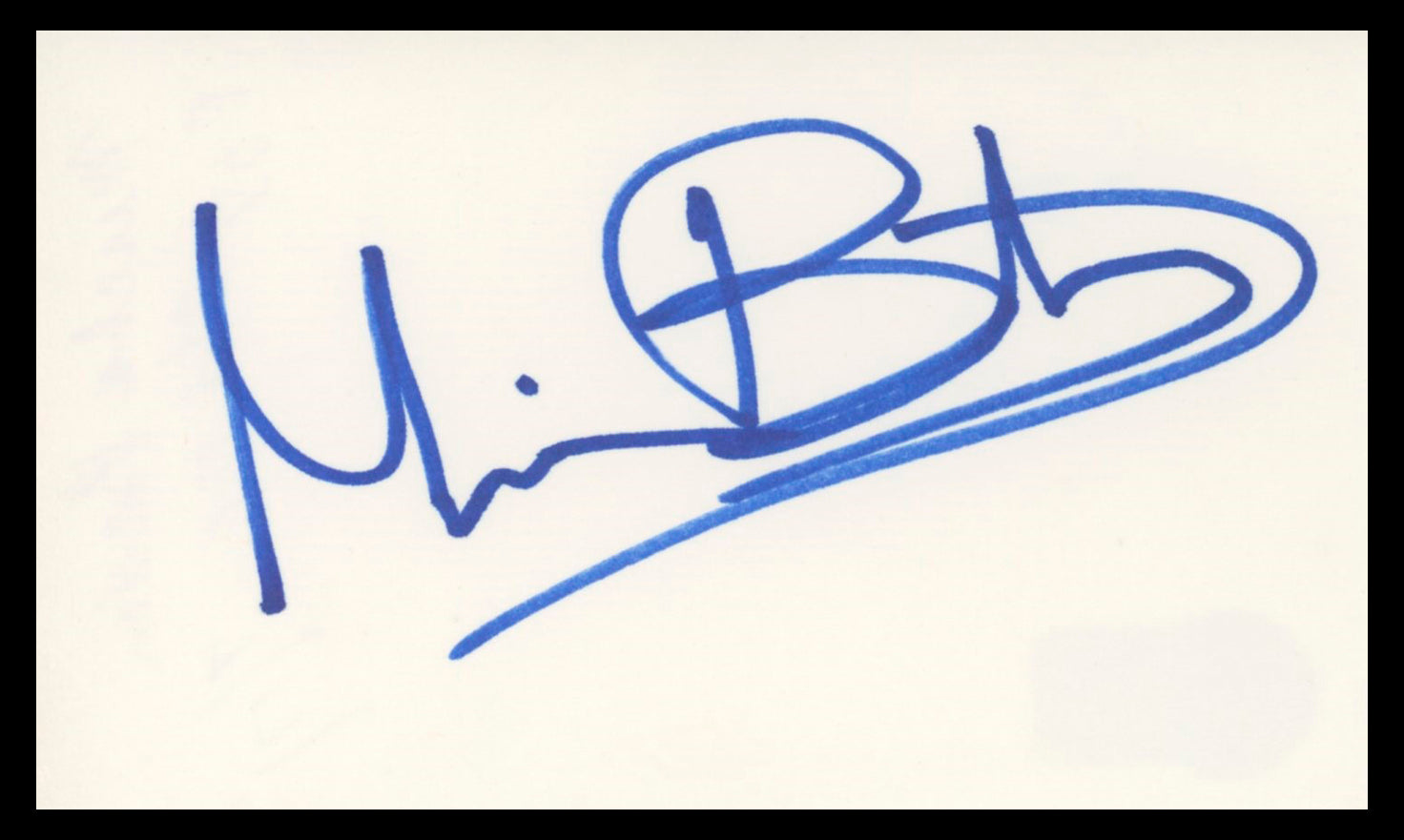 Mischa Barton The O.C. Authentic Signed 3x5 Index Card Autographed BAS #BV01246