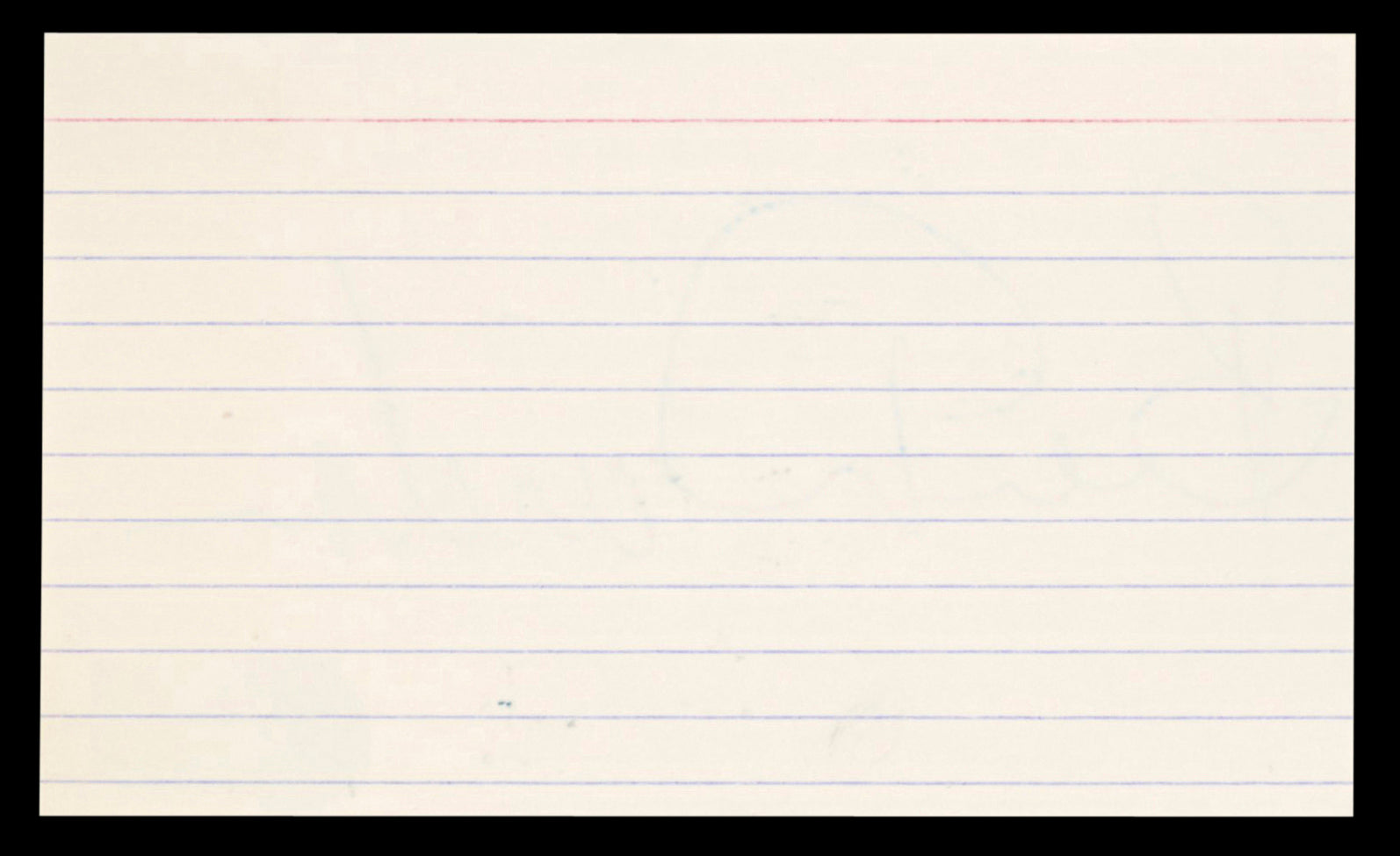 Raiders Ben Davidson Authentic Signed 3x5 Index Card Autographed BAS #BT03634