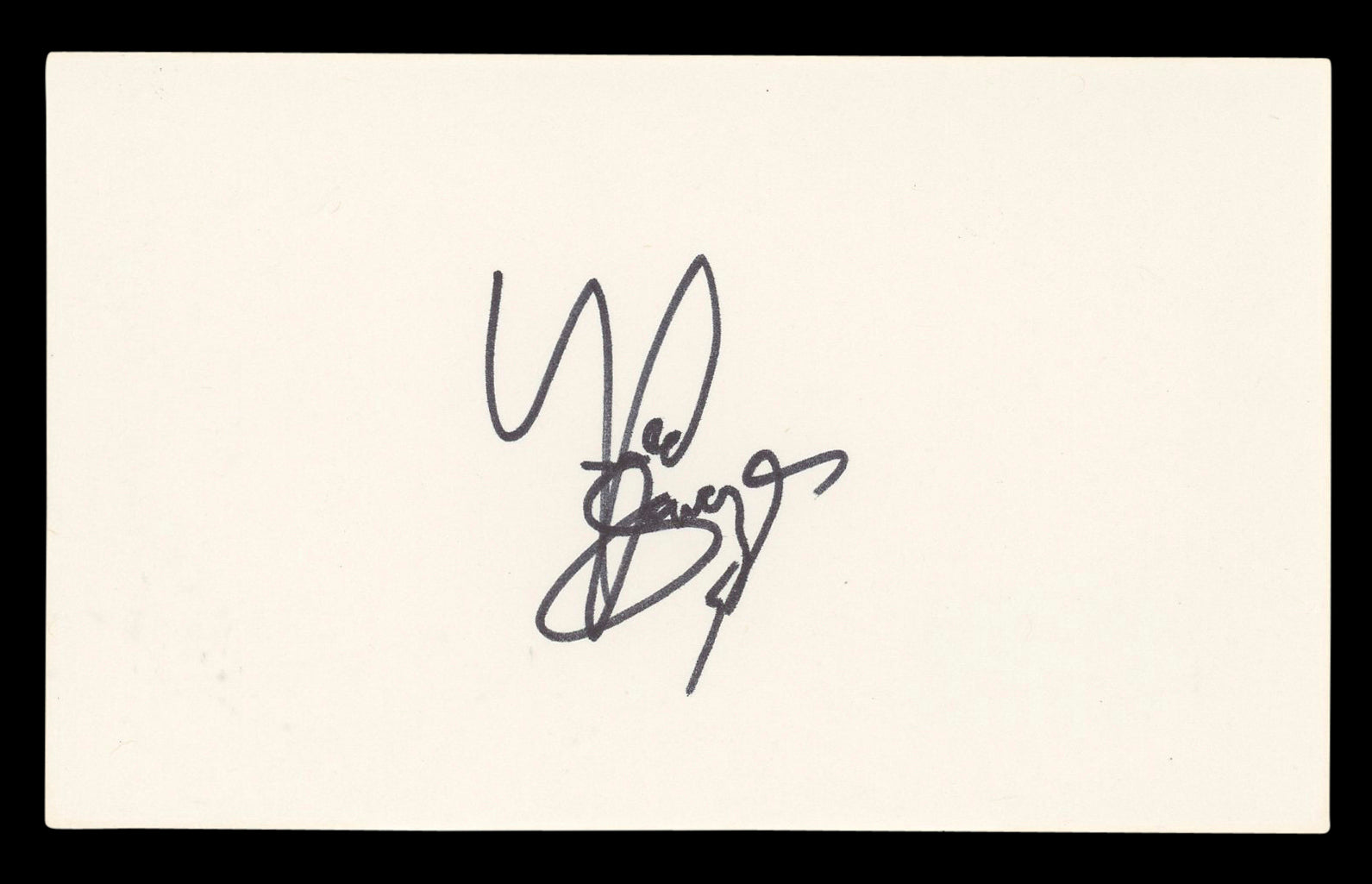 Fred Savage The Wonder Years Authentic Signed 3x5 Index Card BAS #BL98508