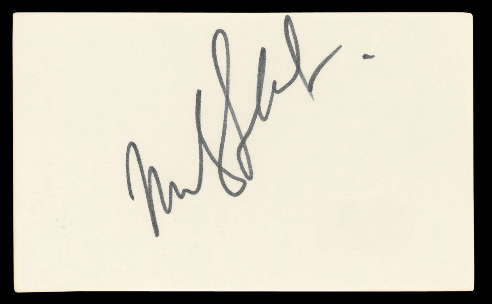 Martin Short Three Amigos! Authentic Signed 3x5 Index Card BAS #BL98506