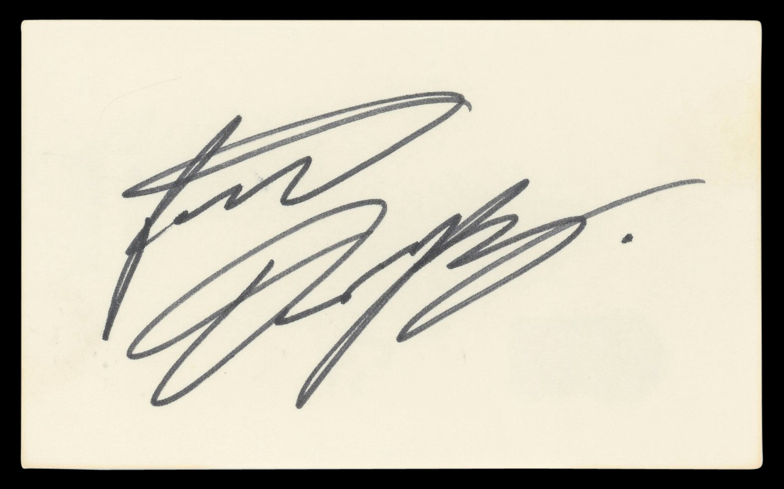 Patrick Dempsey Grey's Anatomy Authentic Signed 3x5 Index Card BAS #BL98505