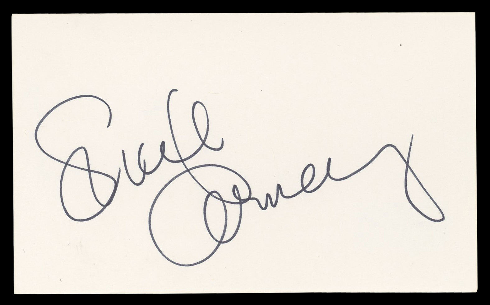 Lucie Arnaz Here's Lucy Authentic Signed 3x5 Index Card Autographed BAS #BN06363